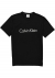 Calvin Klein Comfort Cotton T-shirt, crew neck shirt O-hals, zwart 