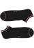 Tommy Hilfiger Iconic Sports Sneaker Socks (2-pack), heren sport enkelsokken, zwart
