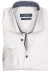 Ledub Modern Fit overhemd, wit twill (contrast)