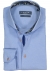 Ledub Modern Fit overhemd, middenblauw pique tricot (contrast)