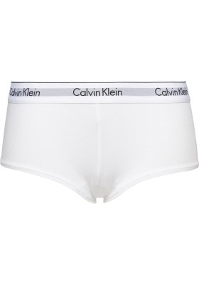 een Bedankt Secretaris Calvin Klein dames Modern Cotton hipster slip, boyshort, wit - SALE tot 50%  korting - Gratis verzending en retour