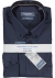 Ledub overhemd modern fit overhemd, twill, donkerblauw (dessin contrast)
