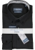 Ledub overhemd modern fit overhemd, twill, zwart (dessin contrast)