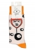 Spiri Socks The Watcher, unisex sokken, wit met oranje
