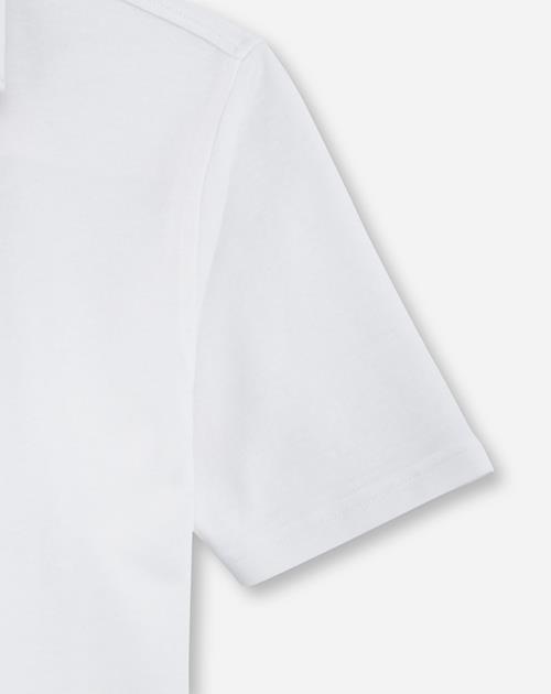 OLYMP Level Five Casual body fit polo, wit