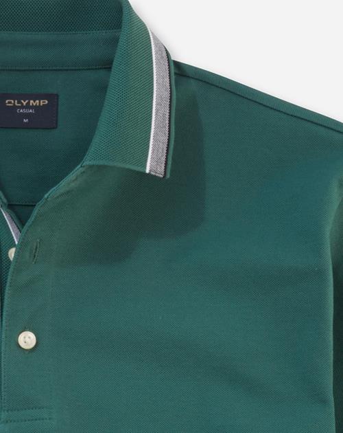 OLYMP Polo Casual, modern fit polo, groen