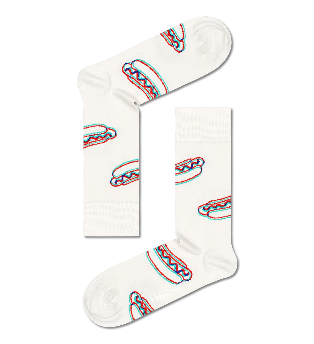 Happy Socks TV-Dinner Socks Gift Set (2-pack), unisex sokken in cadeauverpakking