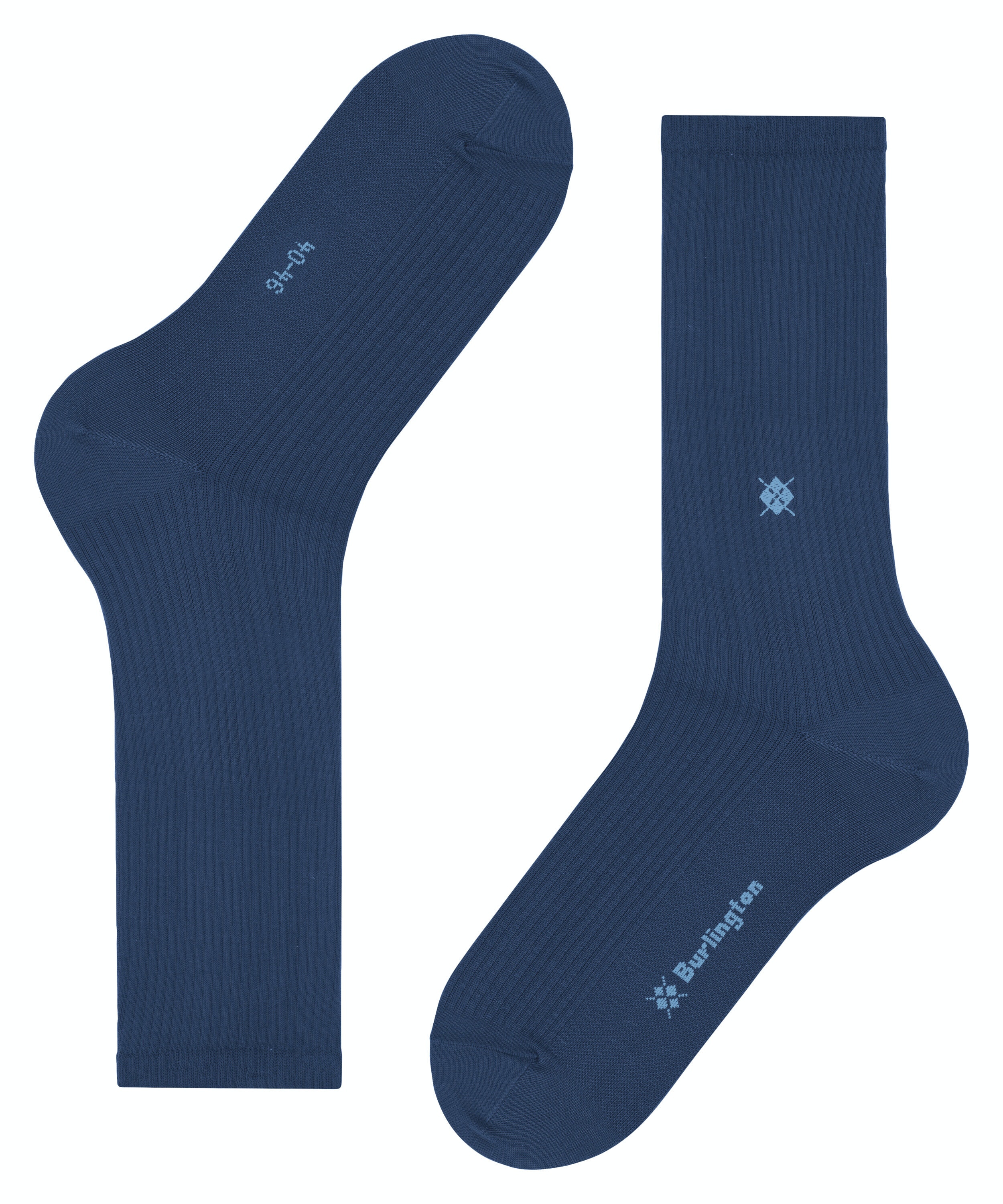Burlington Boston herensokken, blauw (royal blue)