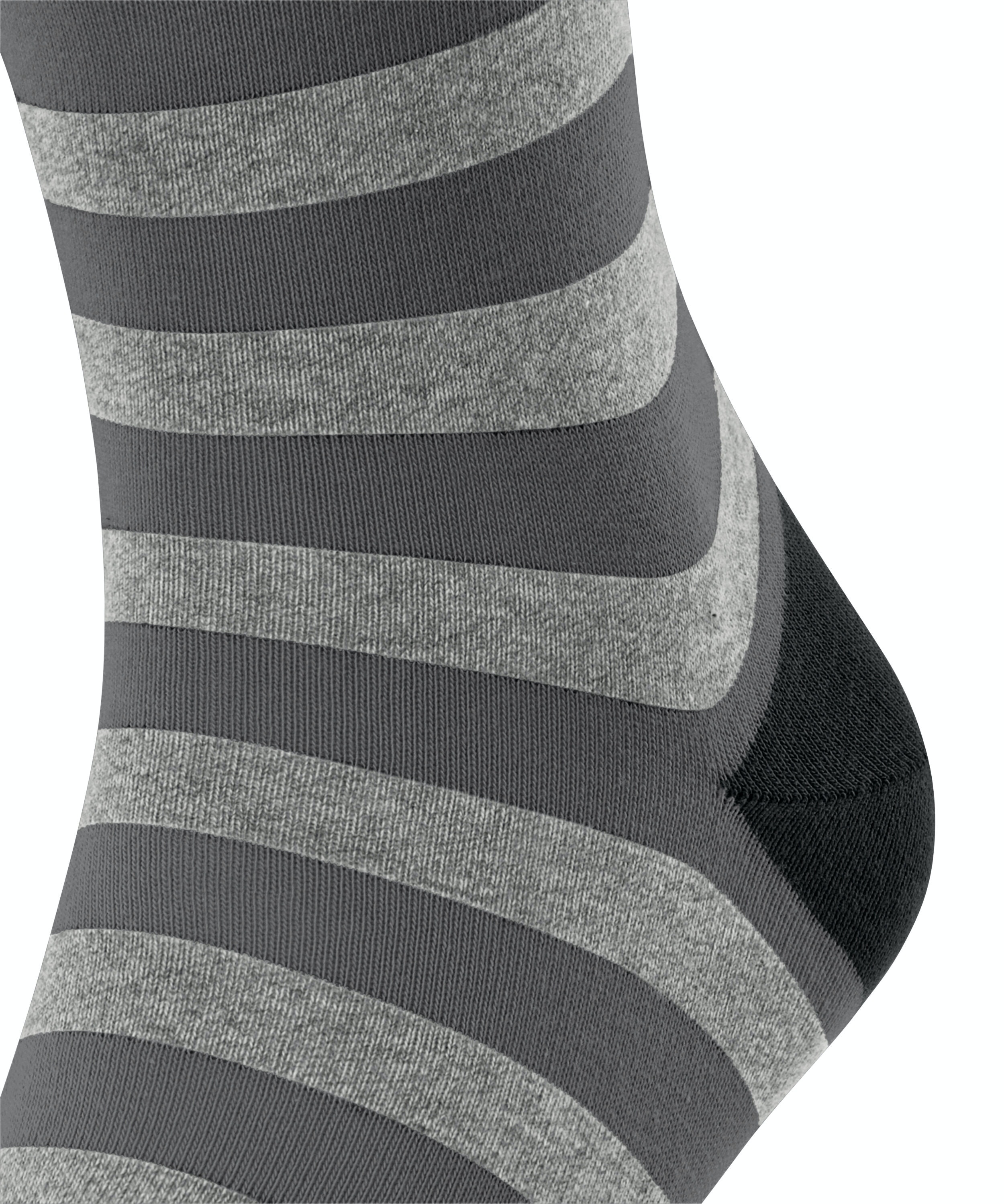 FALKE Sensitive Mapped Line herensokken, zwart (black)