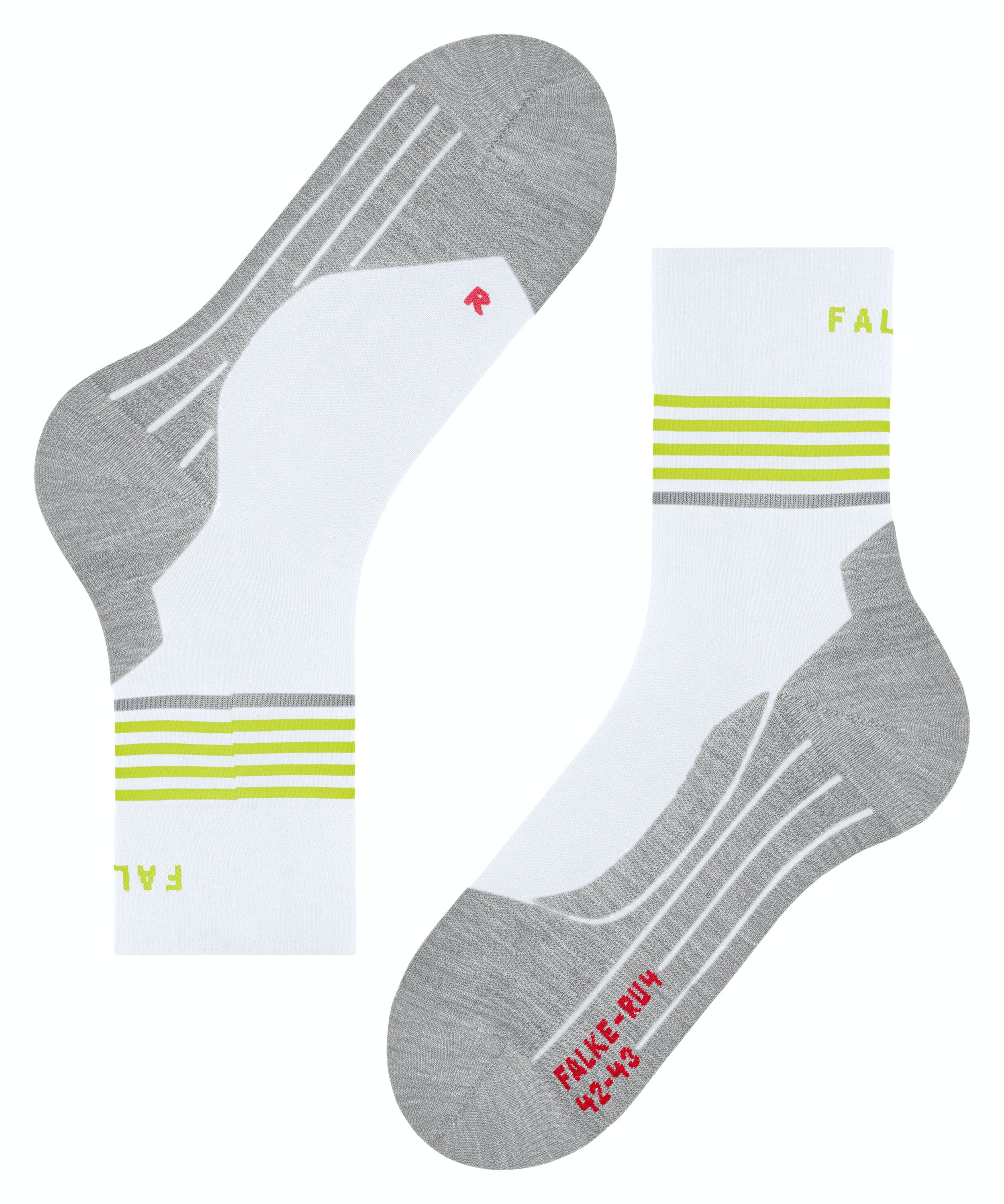 FALKE RU4 Endurance Reflect herensokken, wit (white)