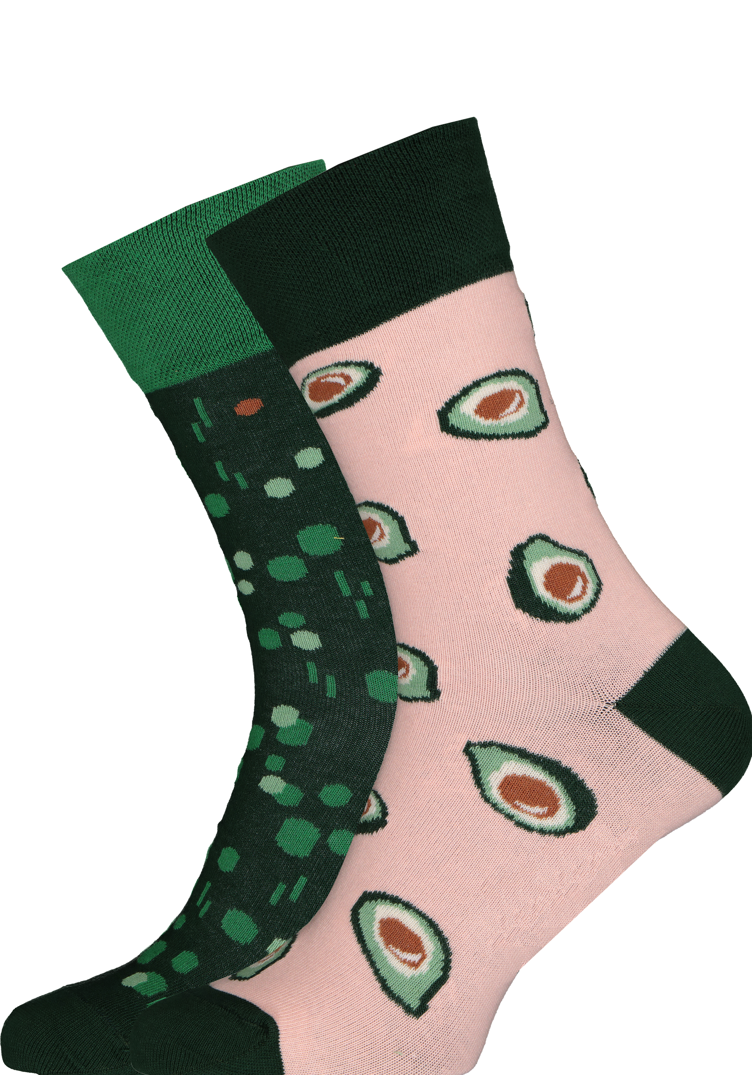 Many Mornings unisex sokken Green Avocado