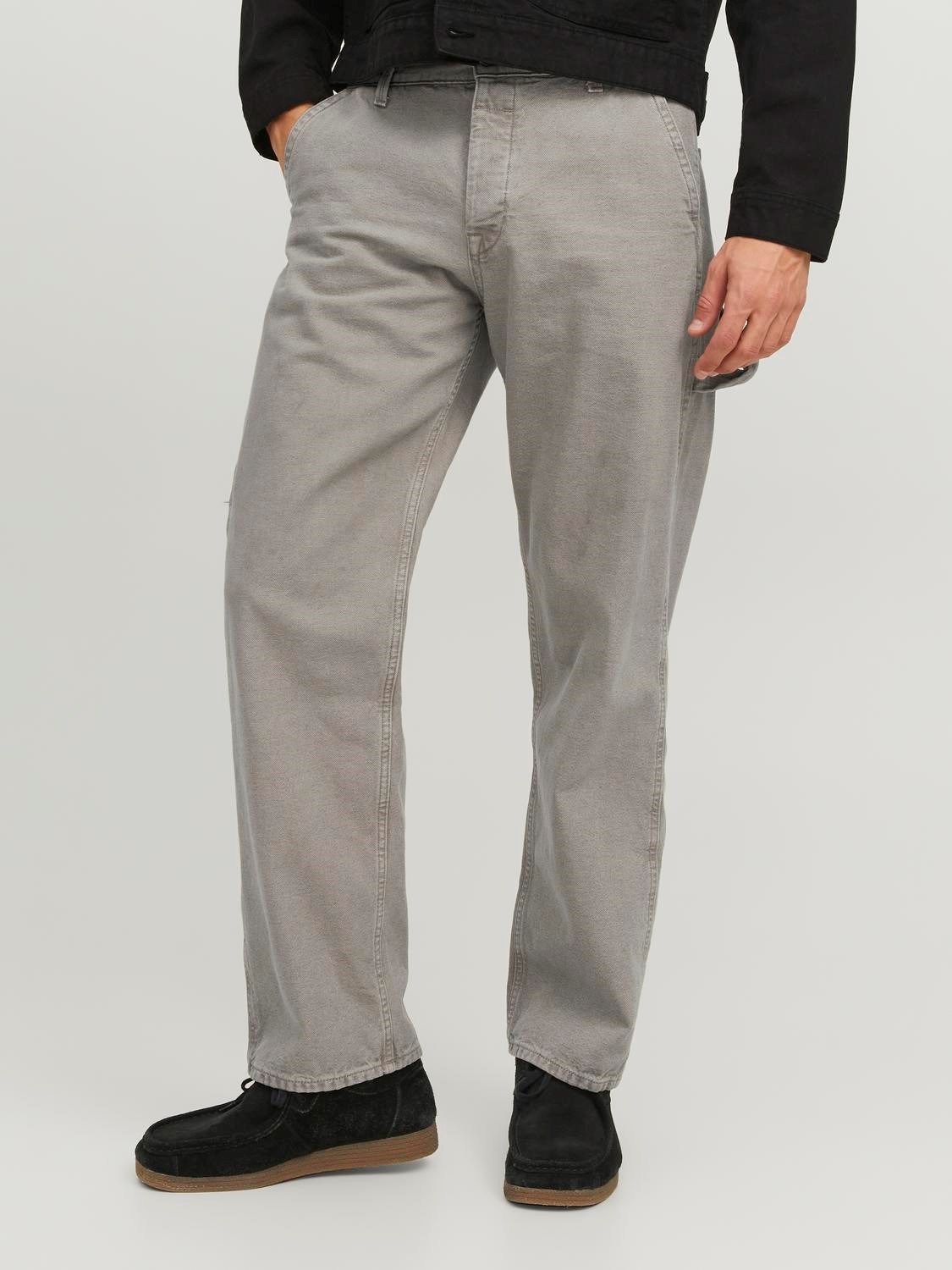 JACK & JONES Eddie Utility regular fit, heren jeans, beige