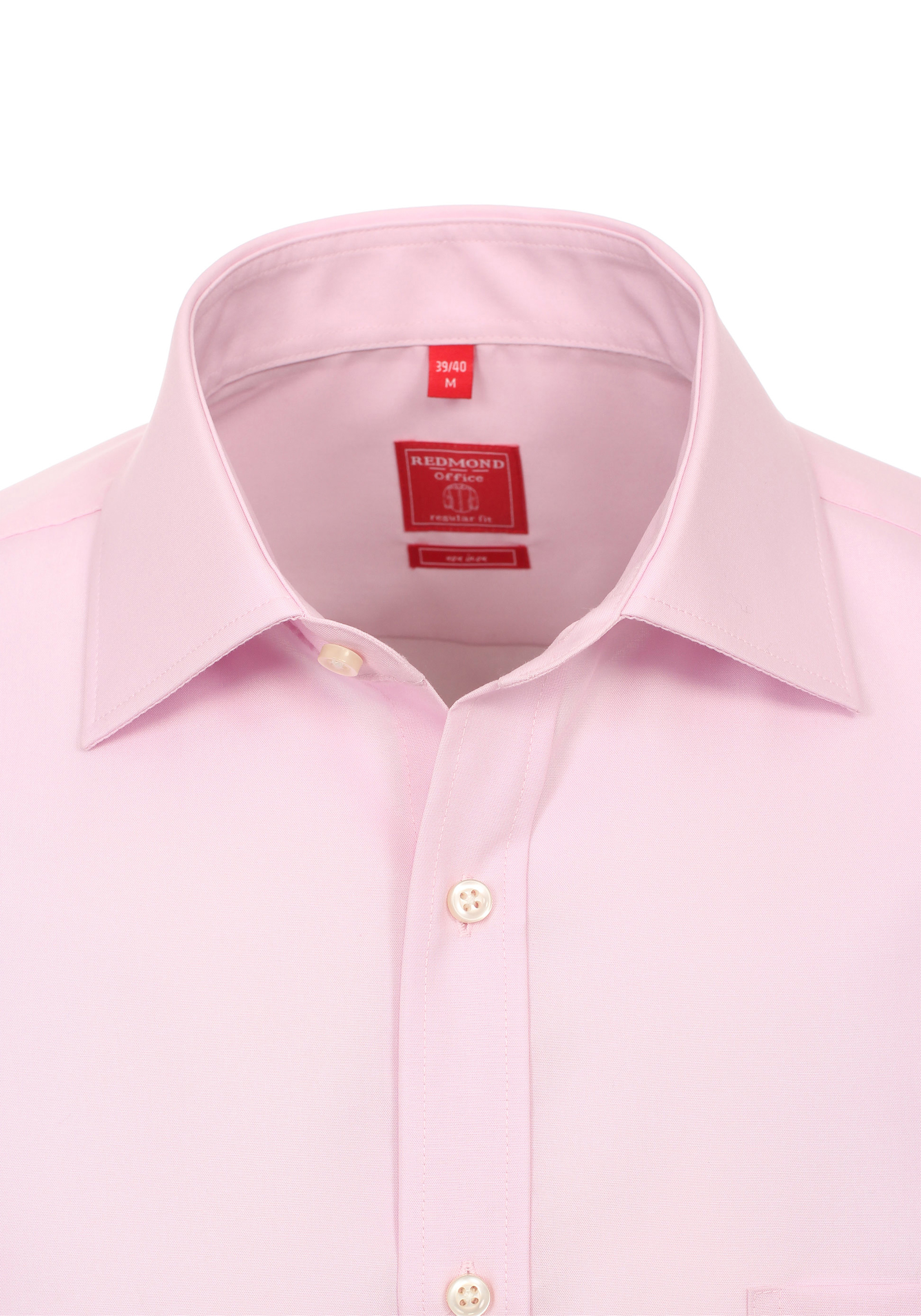 Redmond regular fit overhemd, roze