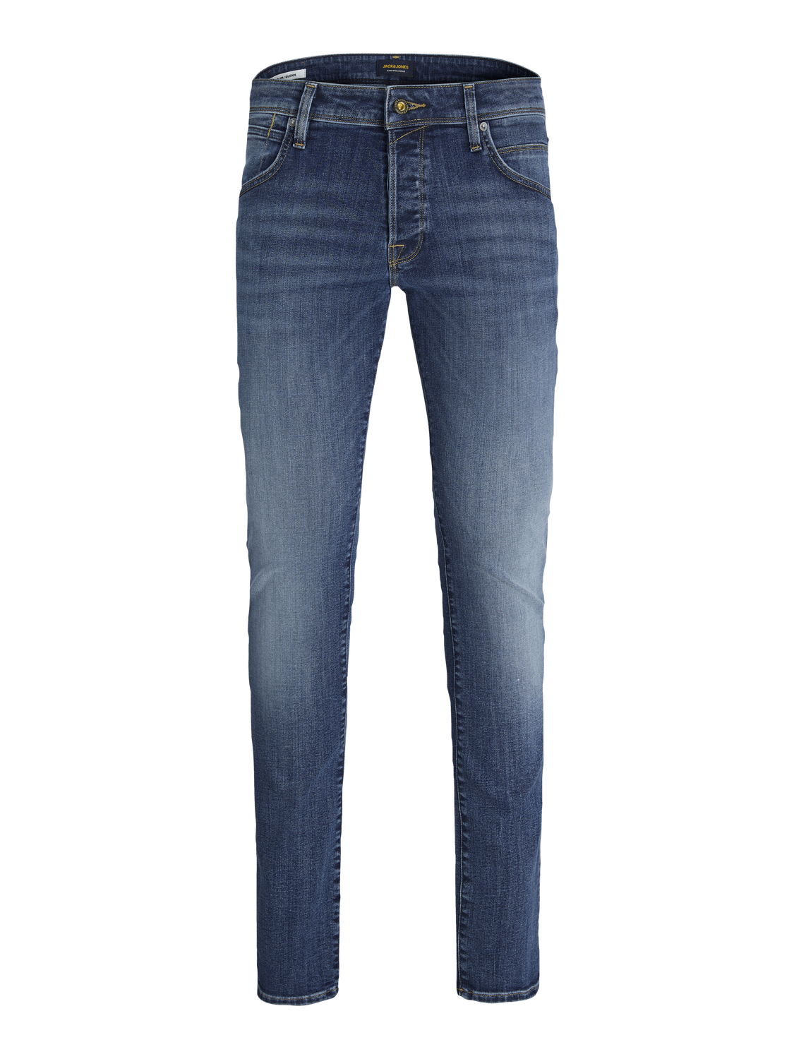 JACK & JONES Glenn Fox slim fit, heren jeans, denimblauw