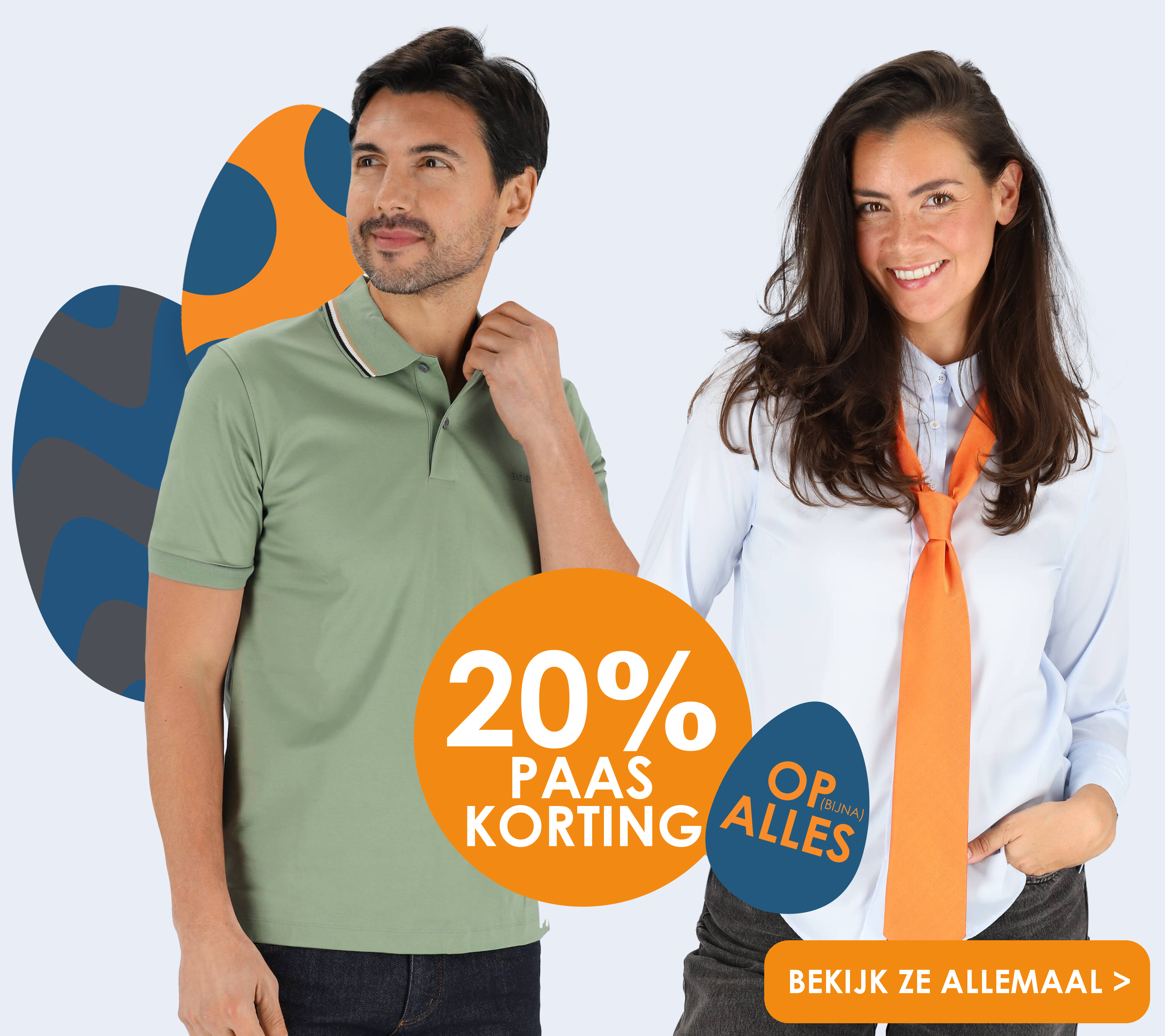 20 procent paaskorting op bijna alles bij HemdVoorHem, bekijk ze allemaal!