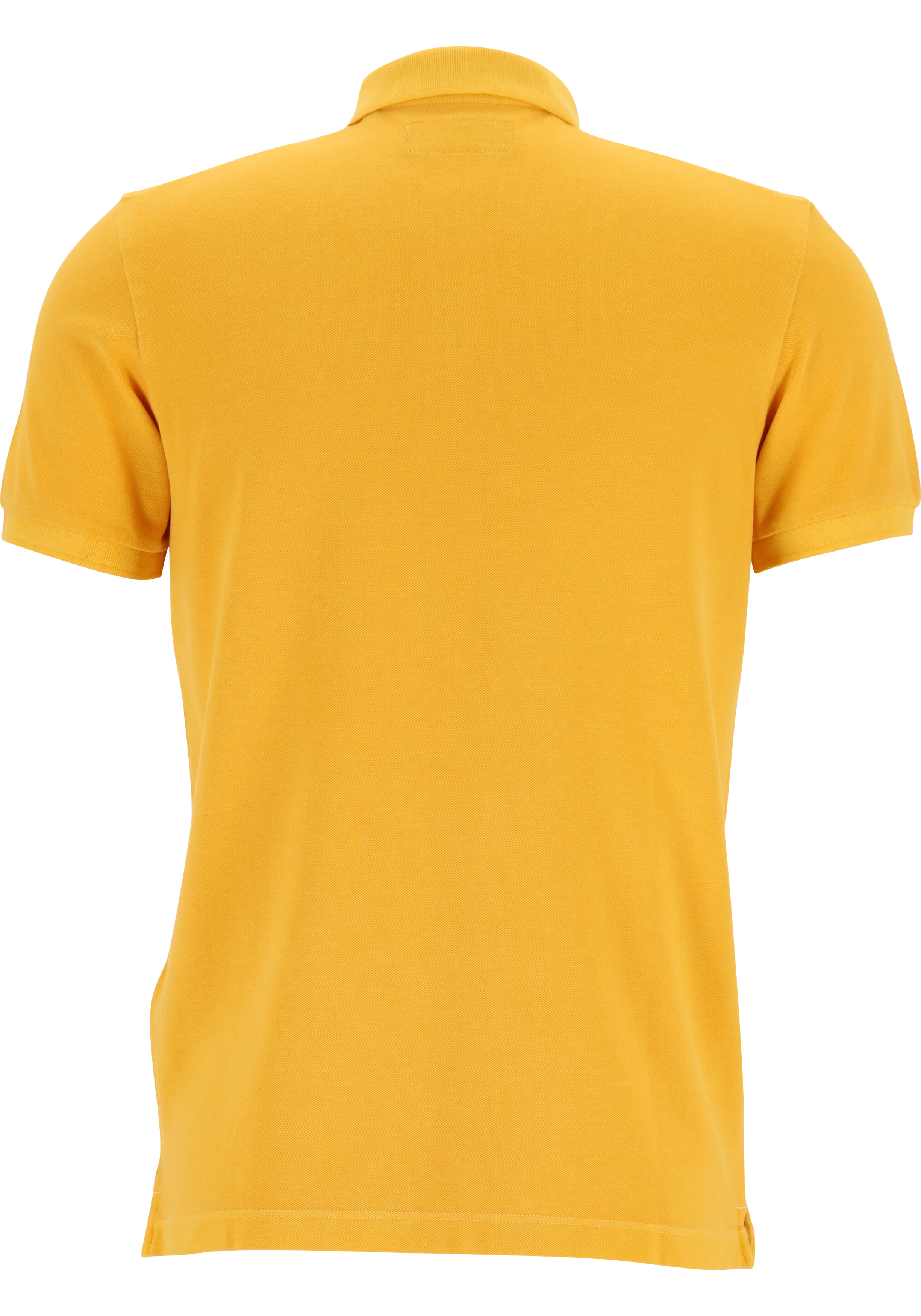 Marc O'Polo shaped fit polo, heren poloshirt, zonnig geel