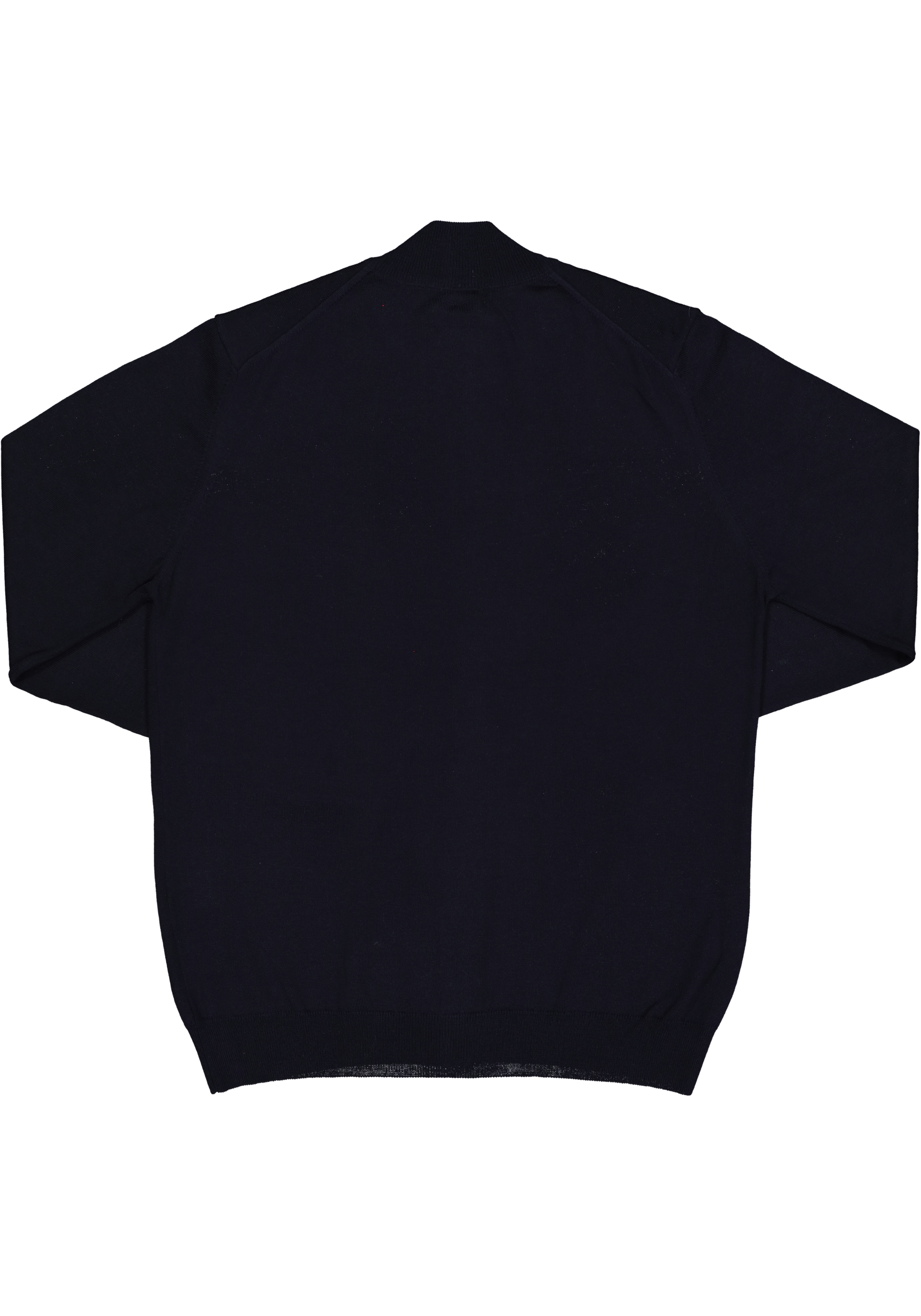 OLYMP modern fit vest wol, marine blauw met rits