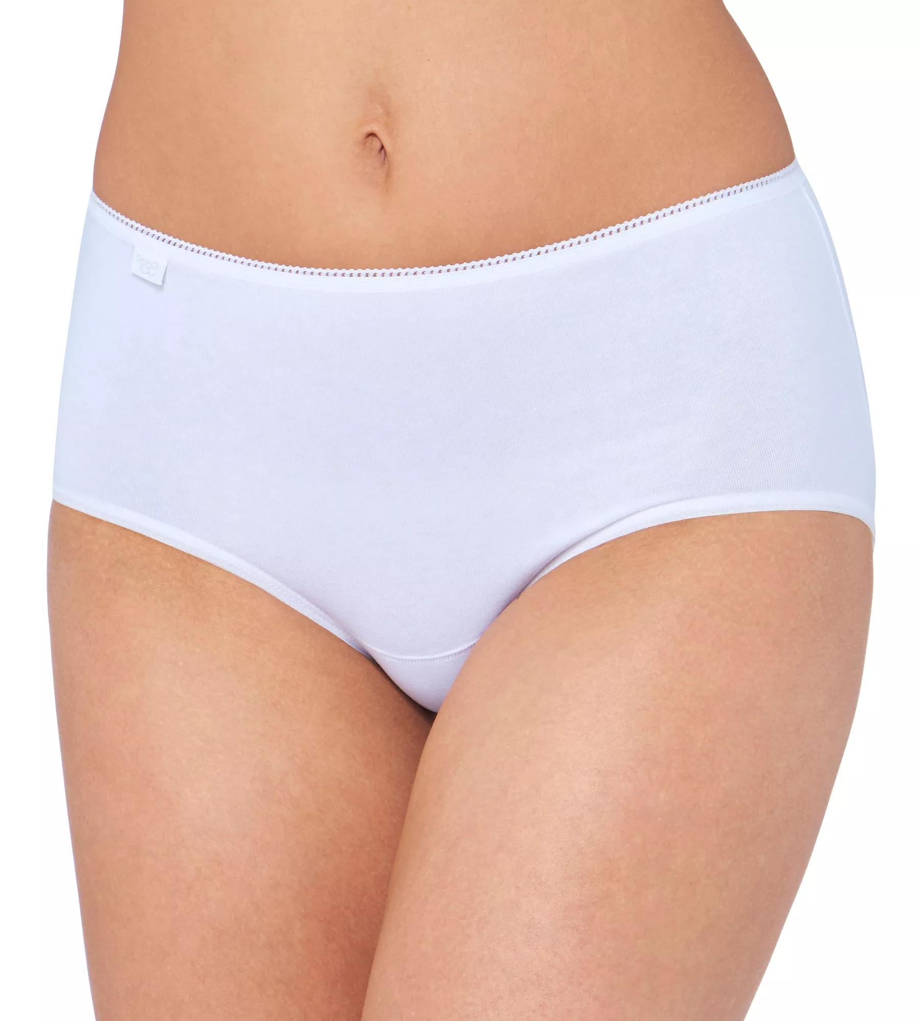 Sloggi Women 24/7 Cotton Midi (1-pack), dames slip, wit