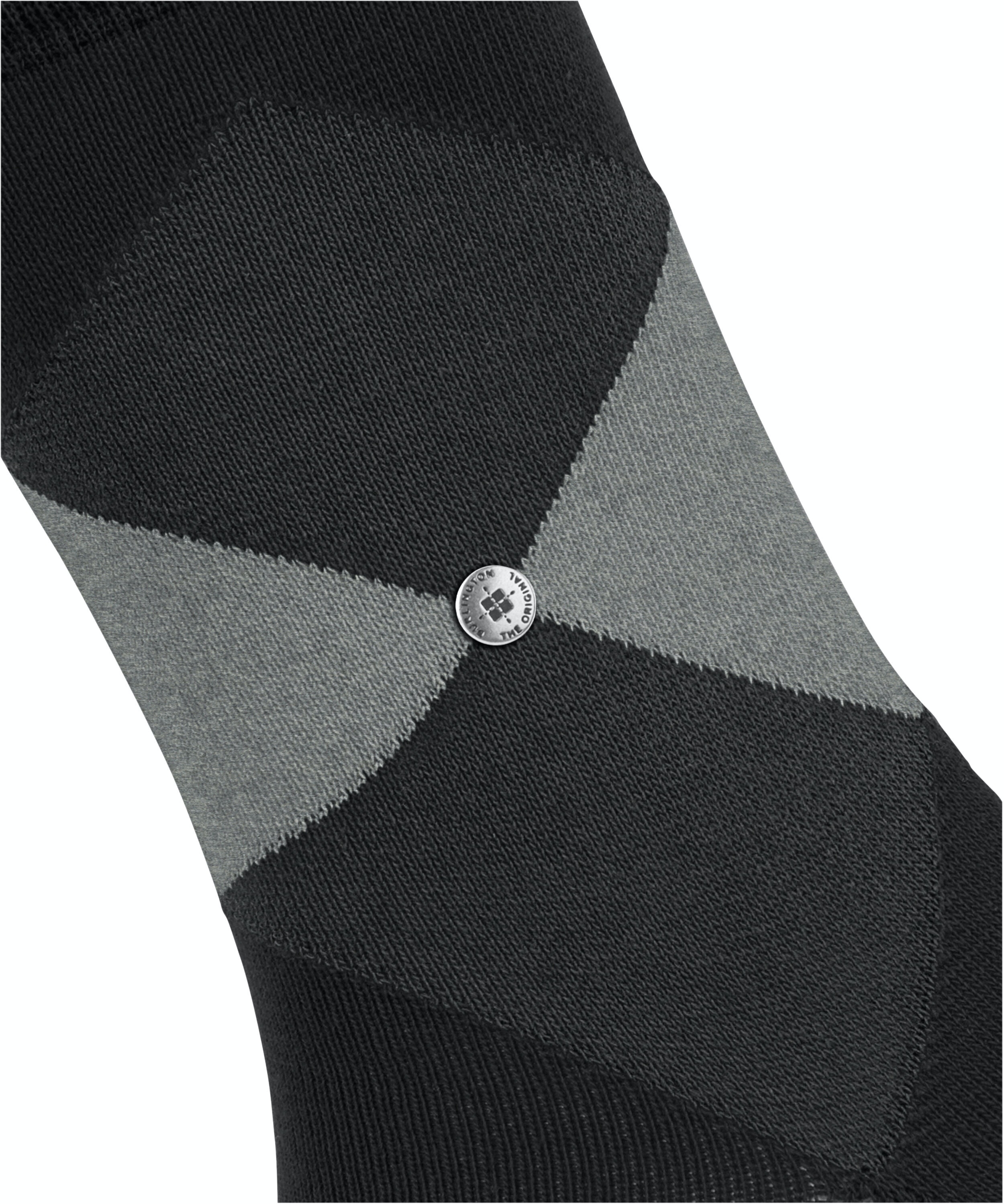 Burlington Bonnie damessokken kort, zwart (black)