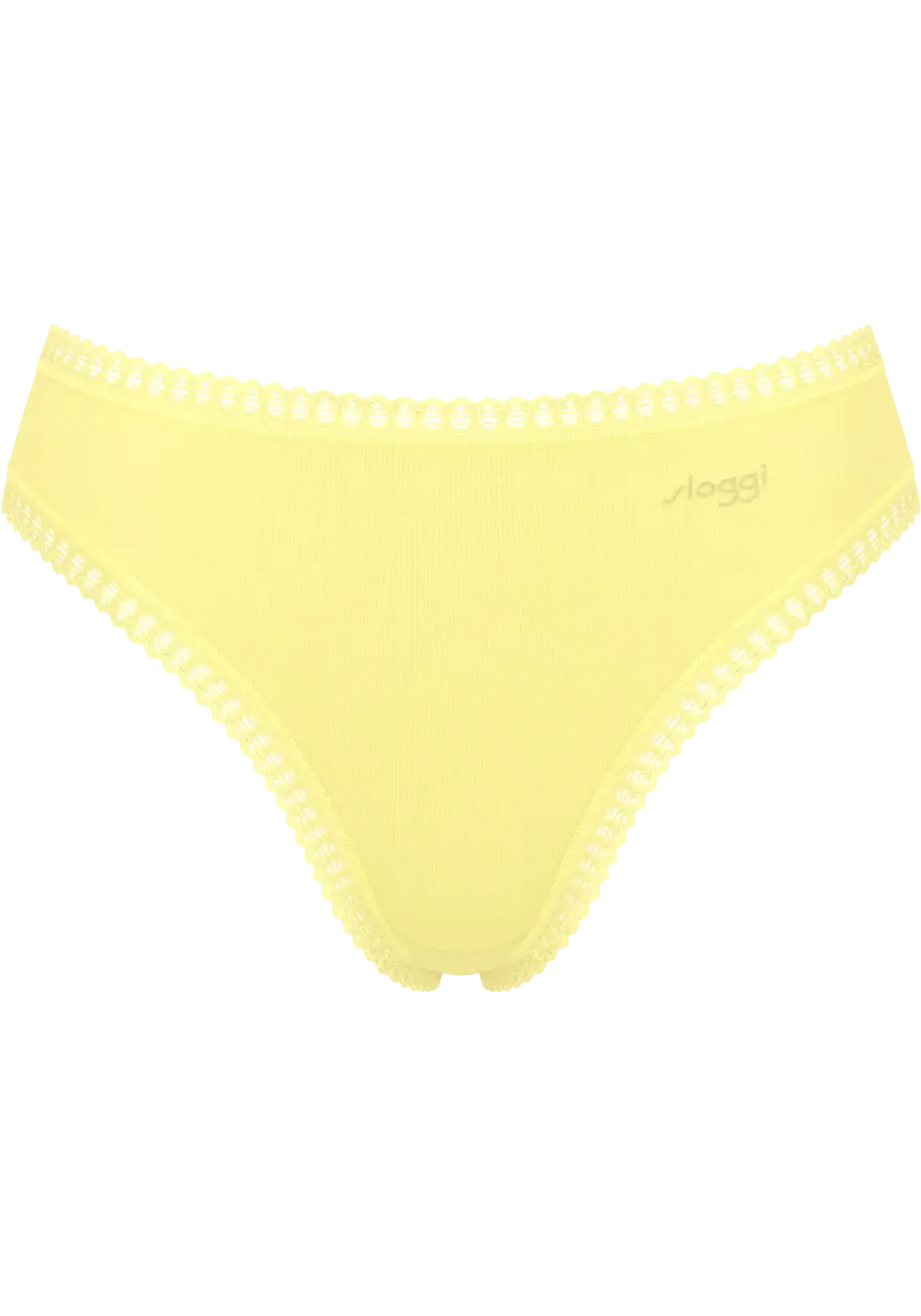 Sloggi Women GO Crush High leg (3-pack), dames slip, geel, oranjerood, print