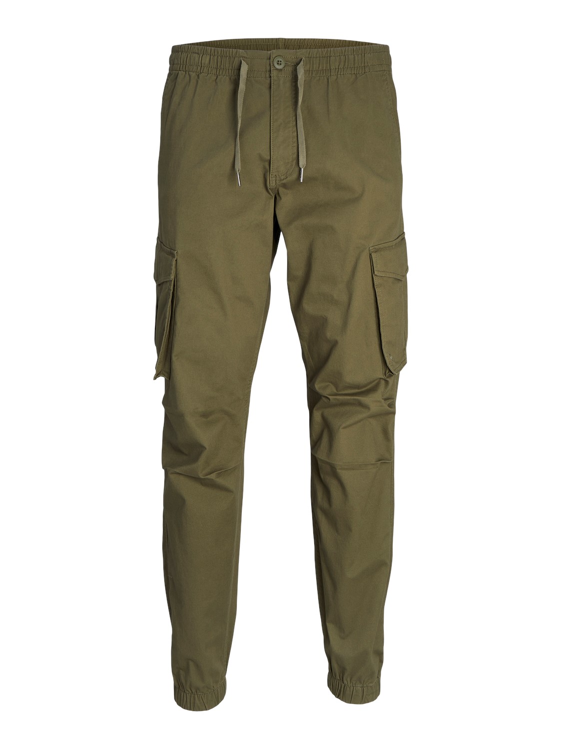 JACK & JONES Kane Noah Cuffed Cargo loose fit, heren cargo broek, groen