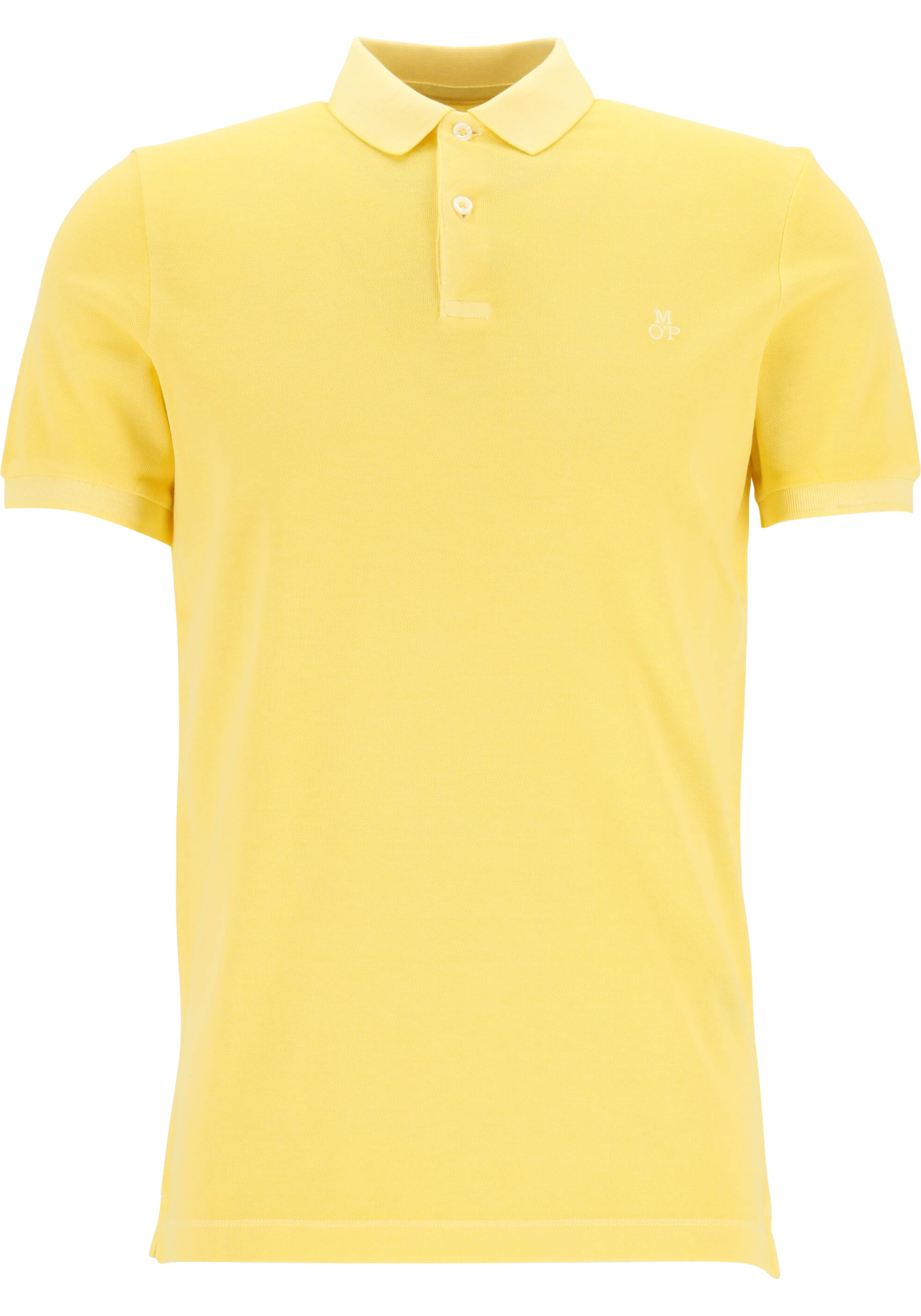 Marc O'Polo shaped fit polo, heren poloshirt, geel