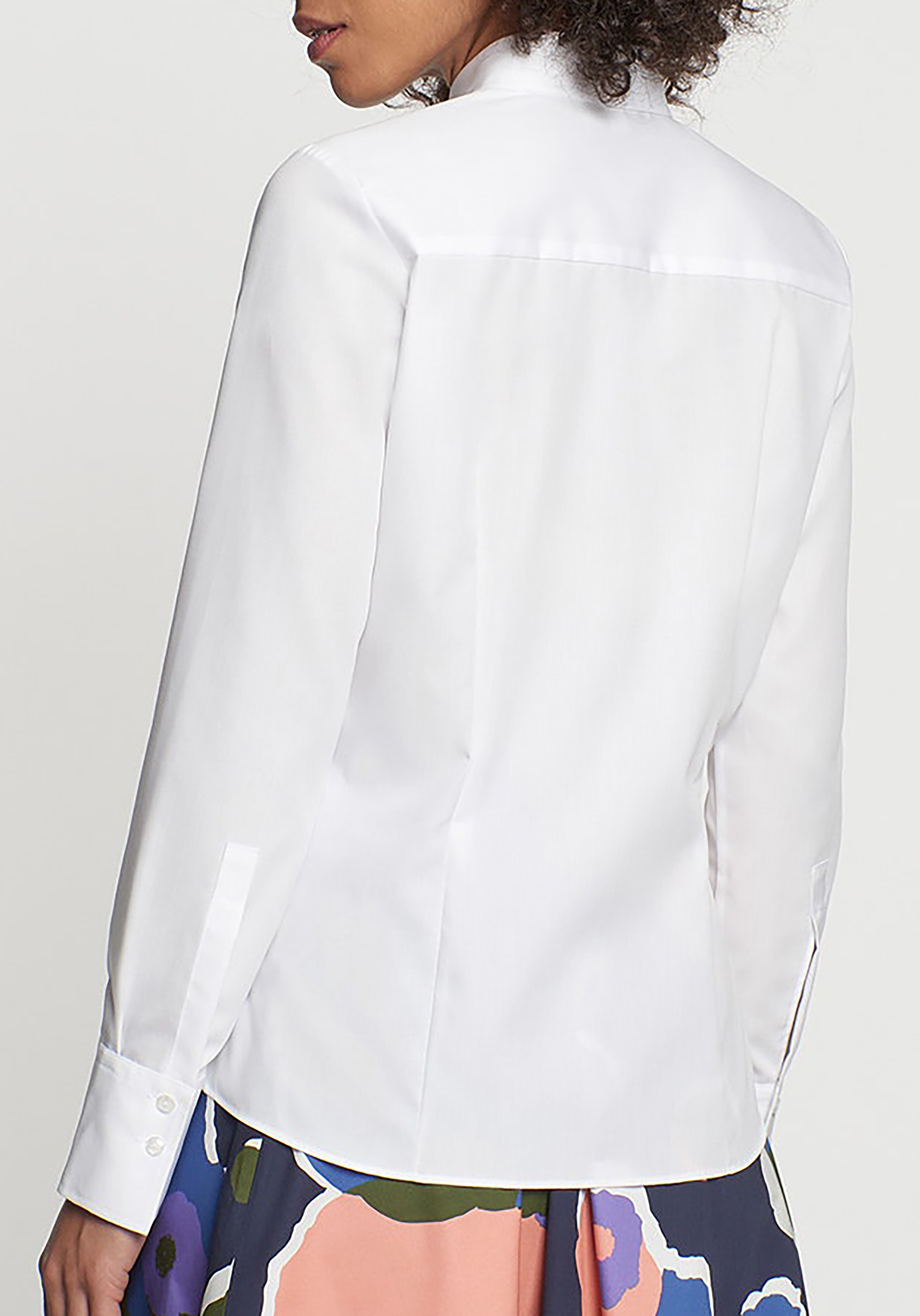 Seidensticker dames blouse regular fit, wit