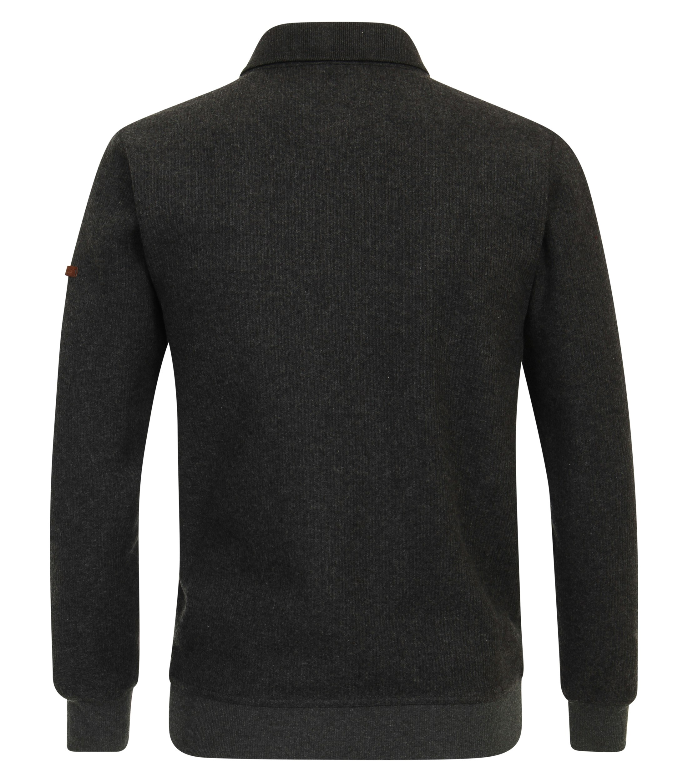 Redmond heren polo gebreid, polo kraag, grijs (middeldik) - 242900700-79