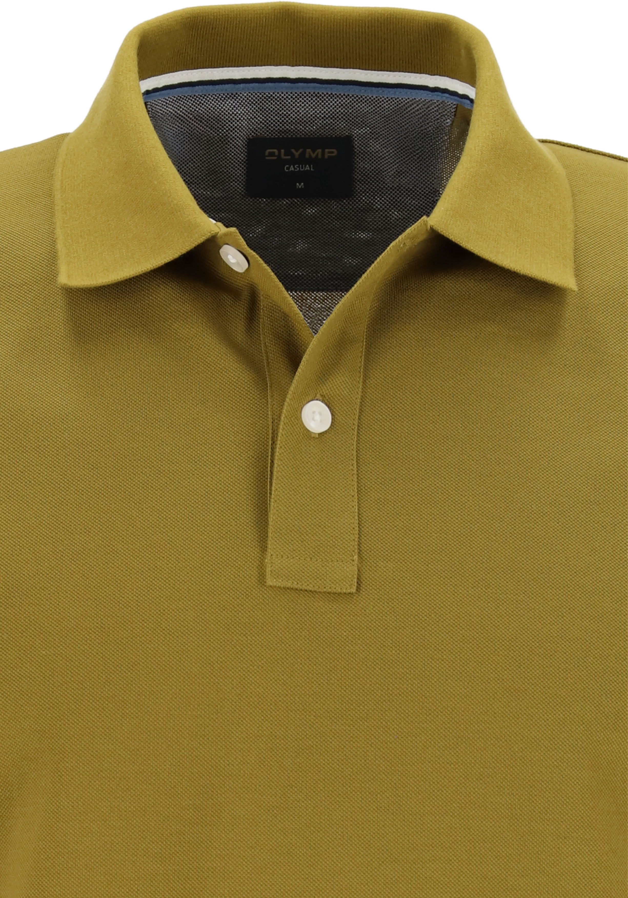 OLYMP Polo Casual, modern fit polo, olijfgroen