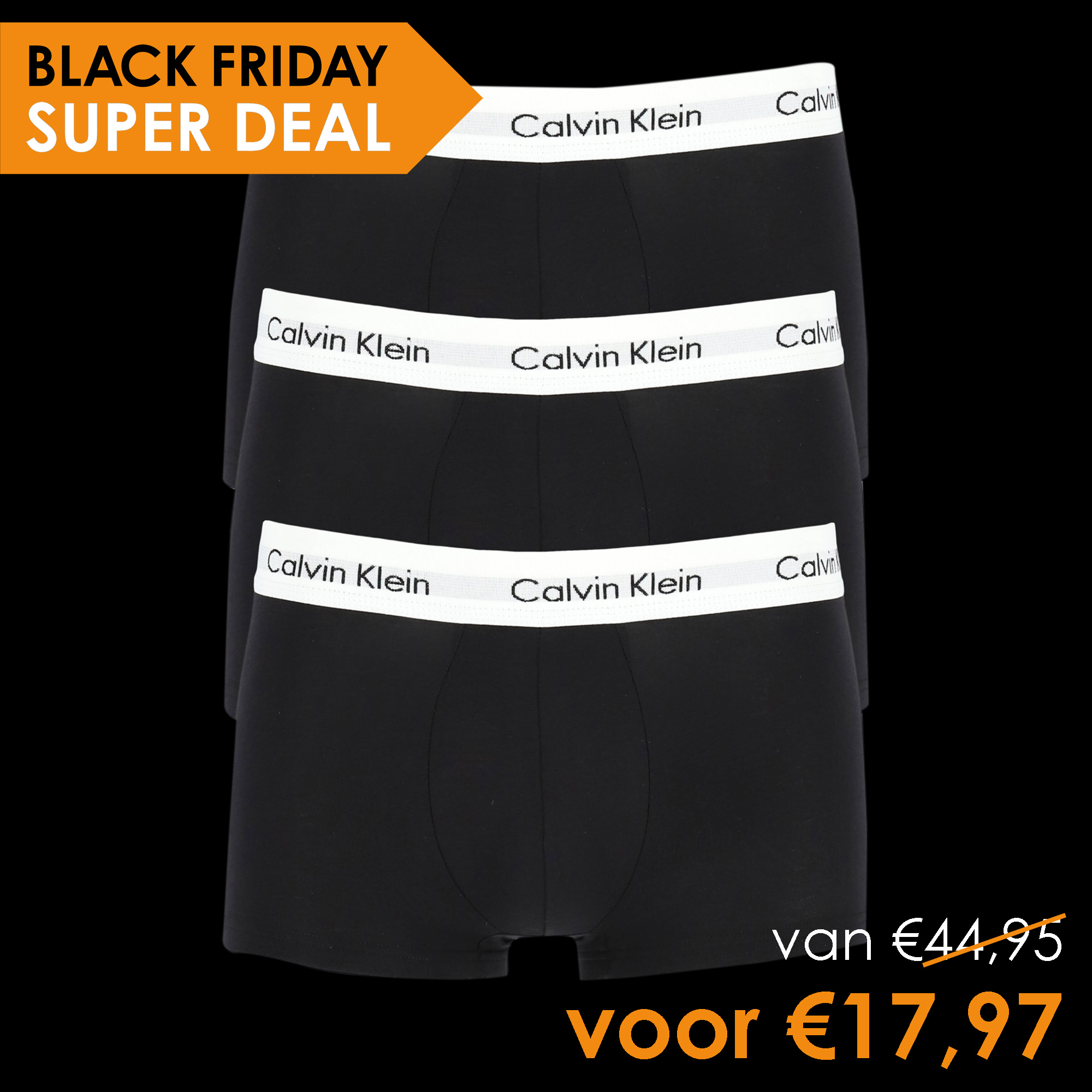Calvin Klein boxers van 44,95 voor 17,97