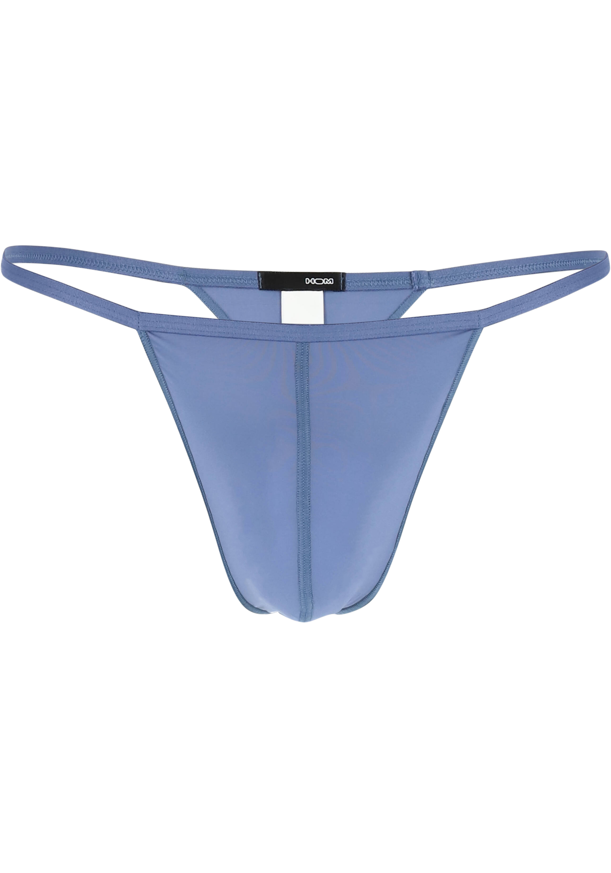 HOM Plume g-string (1-pack), heren string, midden blauw