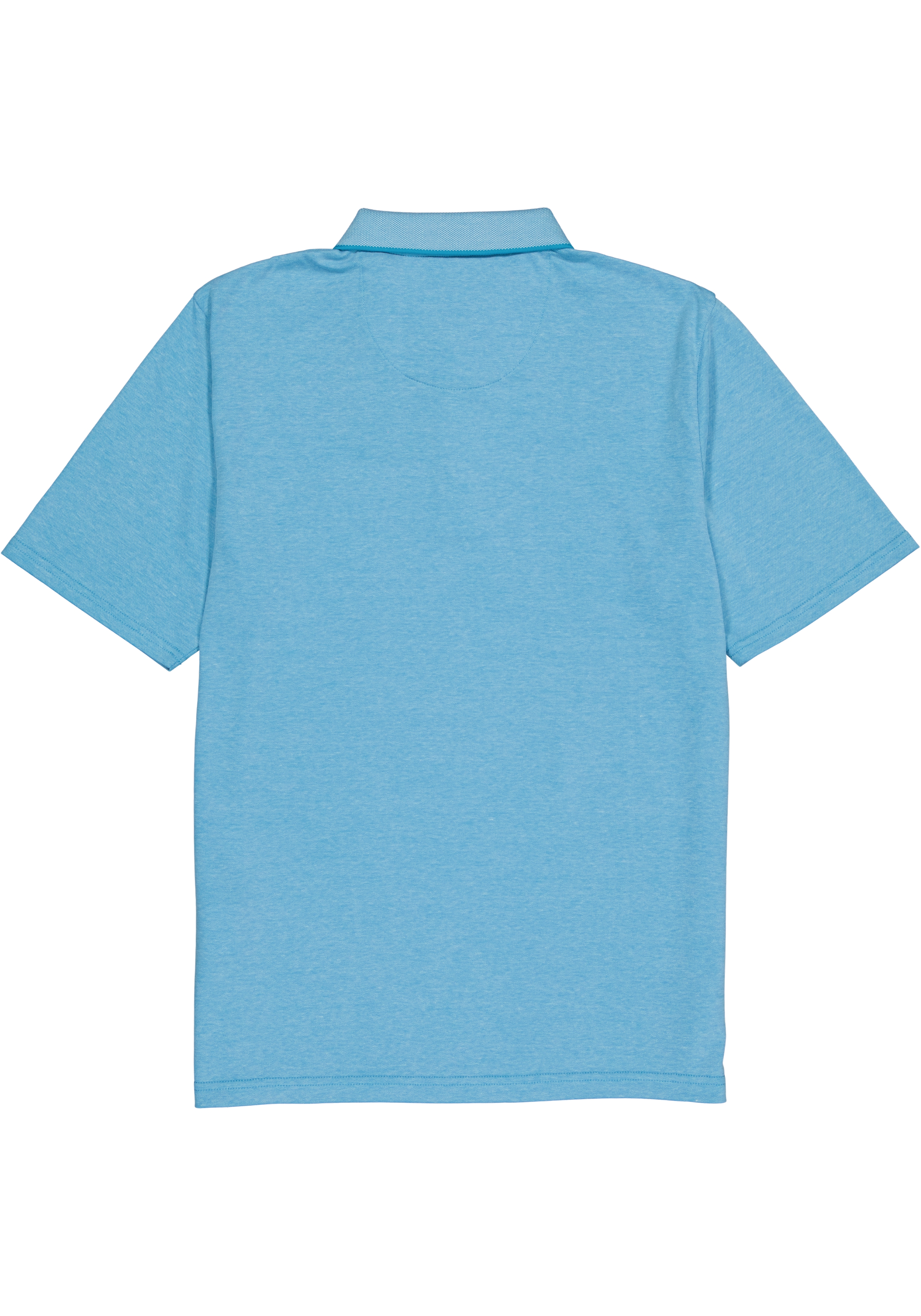 Redmond regular fit poloshirt, turquoise melange