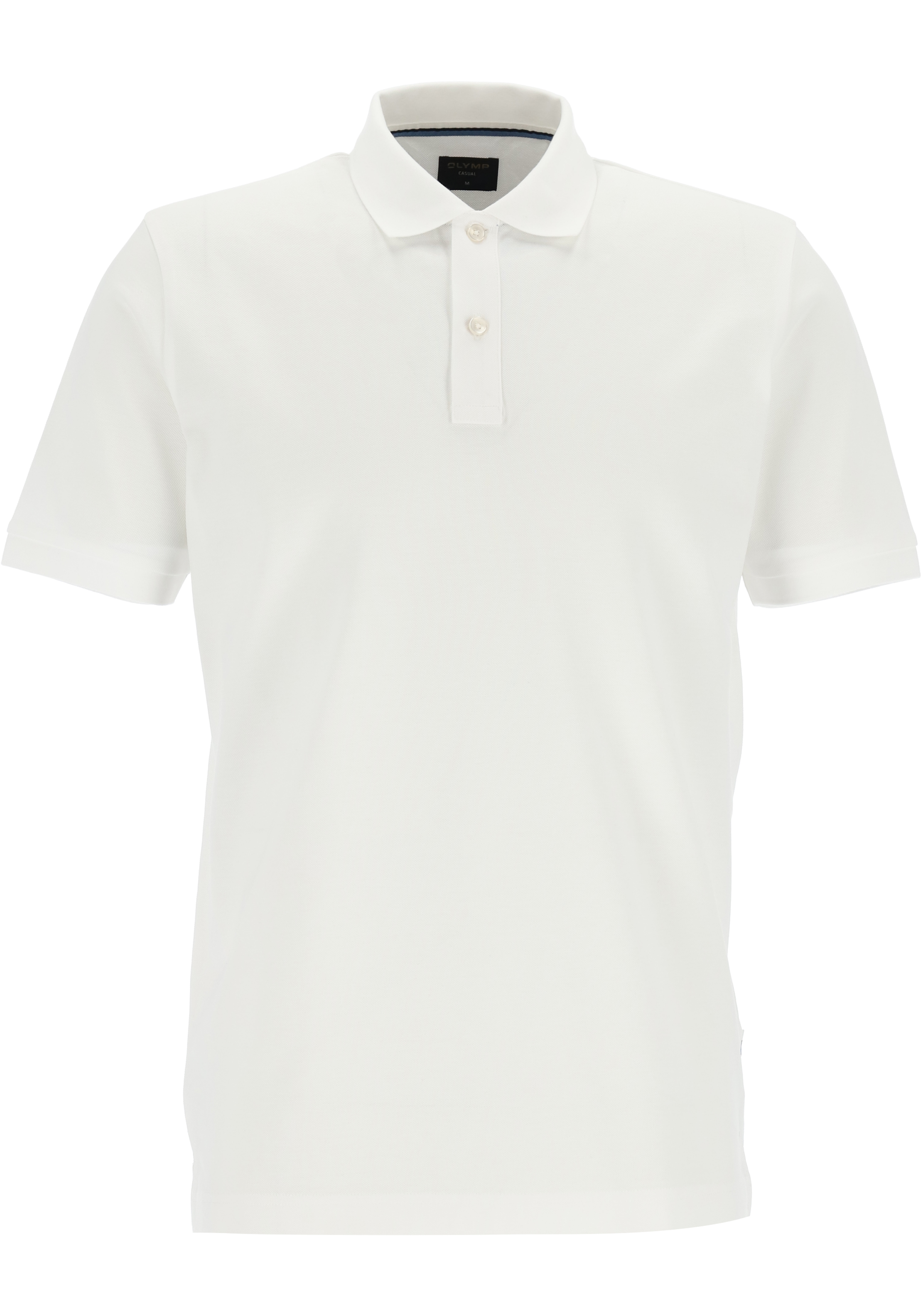 OLYMP Polo Casual, modern fit polo, wit