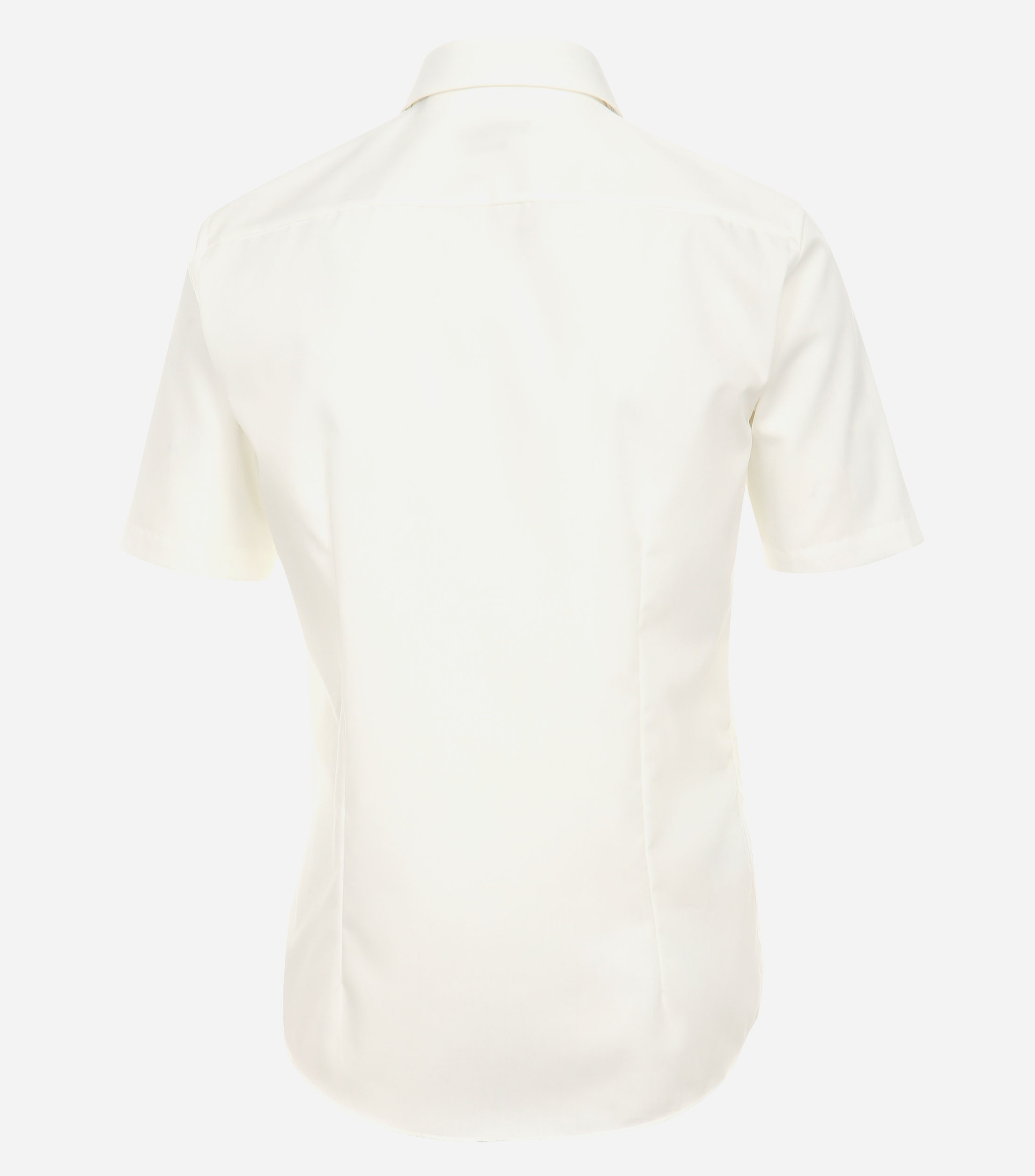 VENTI modern fit overhemd, korte mouw, popeline, beige