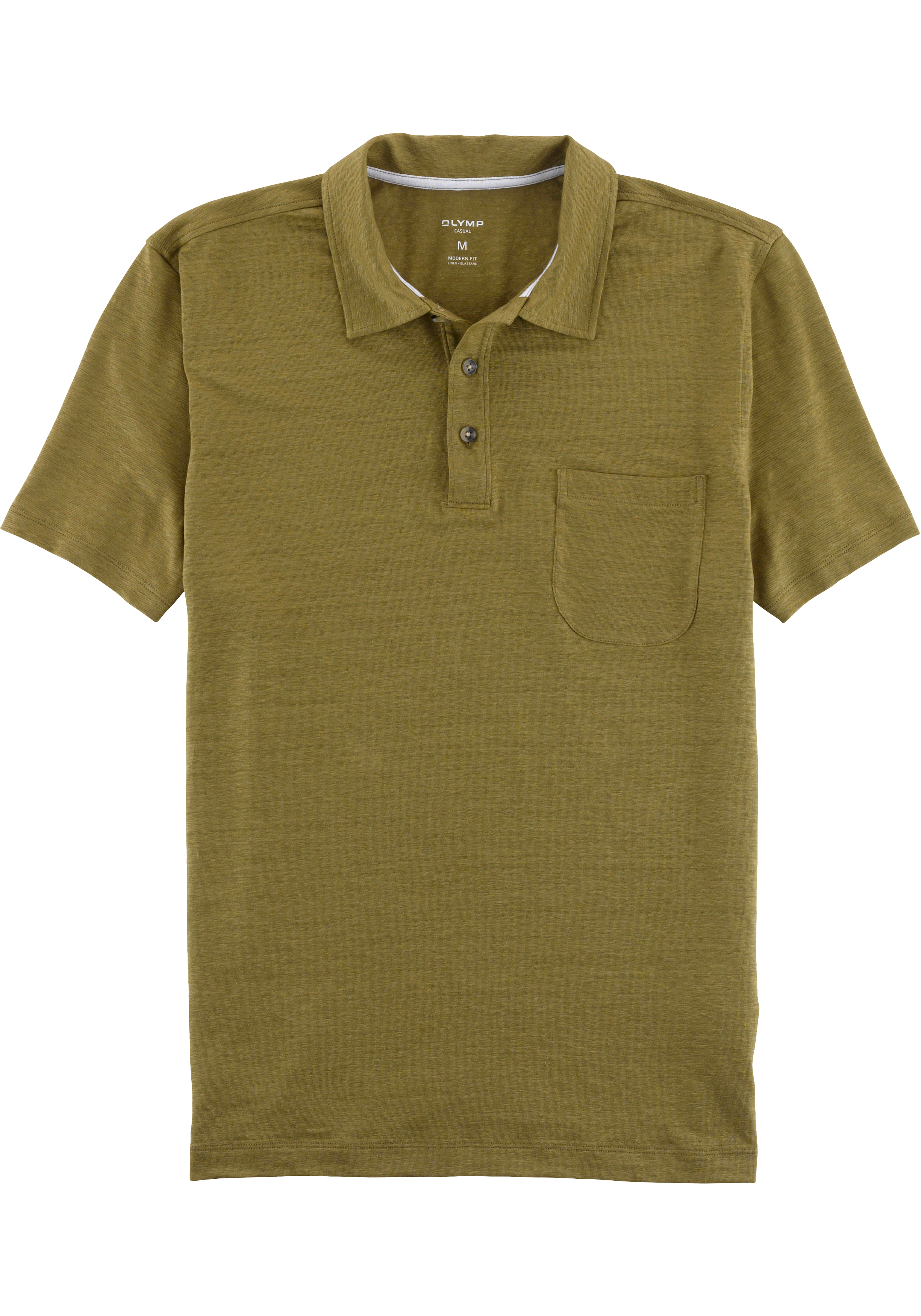 OLYMP Casual modern fit polo, nougat