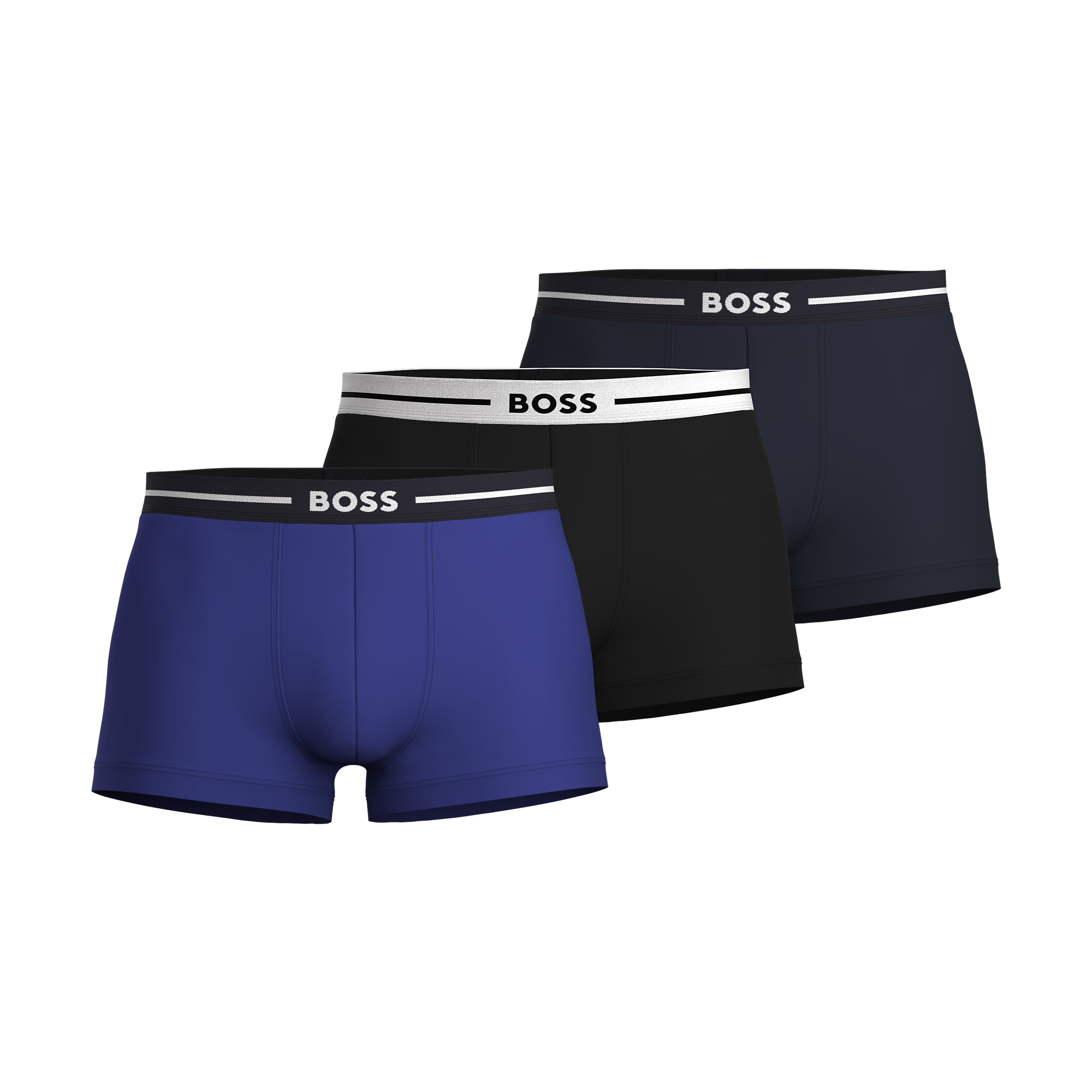 HUGO BOSS Bold trunks (3-pack), heren boxers kort, multicolor (set met verschillende kleuren)
