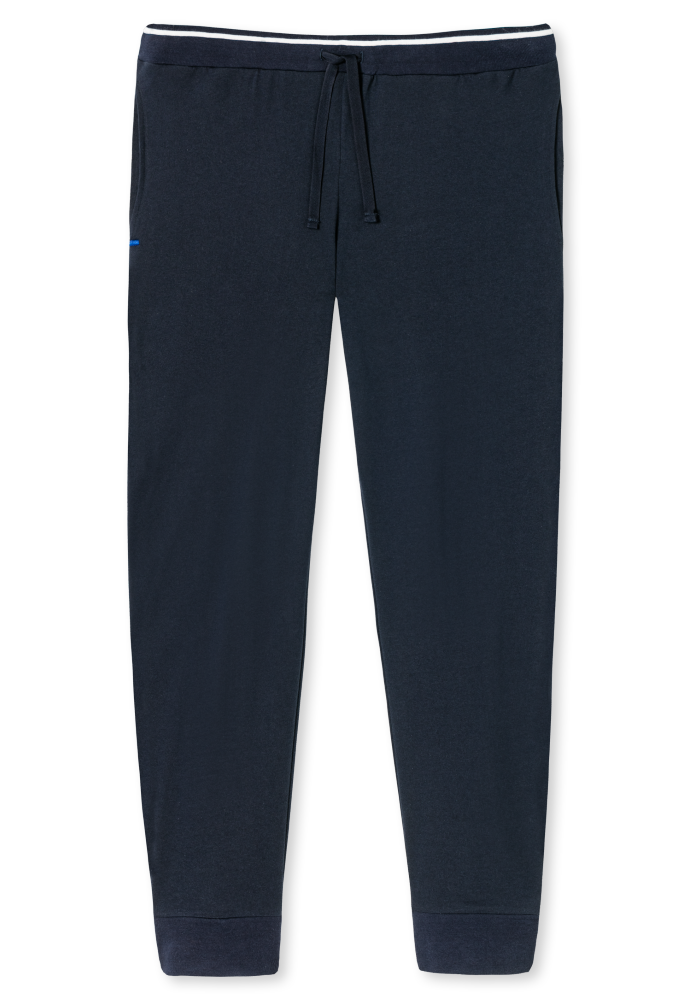 SCHIESSER Mix + Relax Pantalon, heren loungebroek, nachtblauw