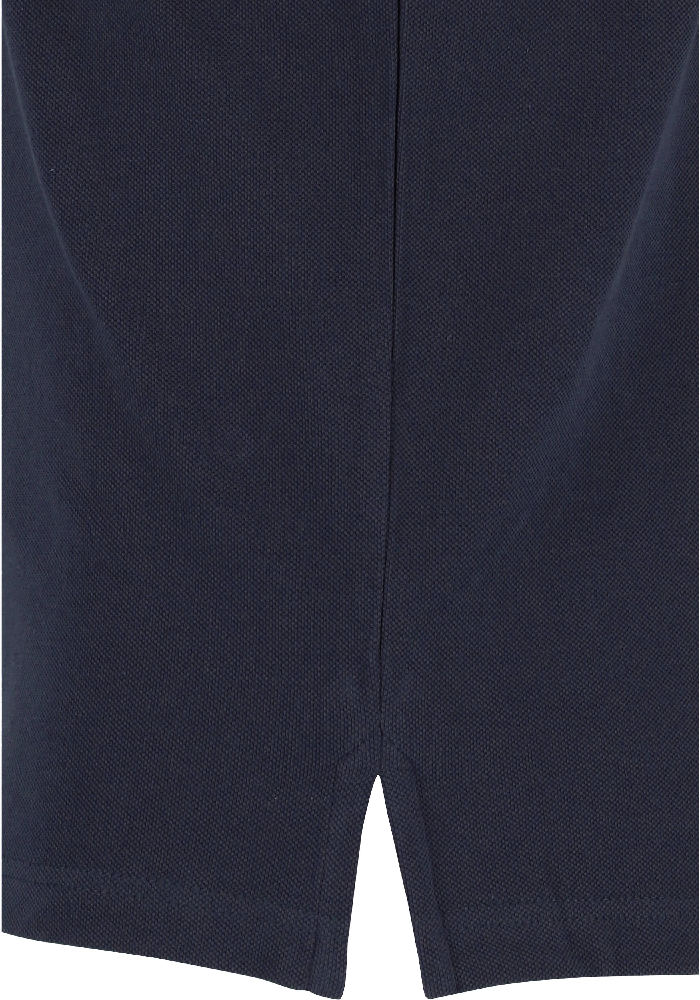 Redmond modern fit poloshirt, donkerblauw (rood contrast)