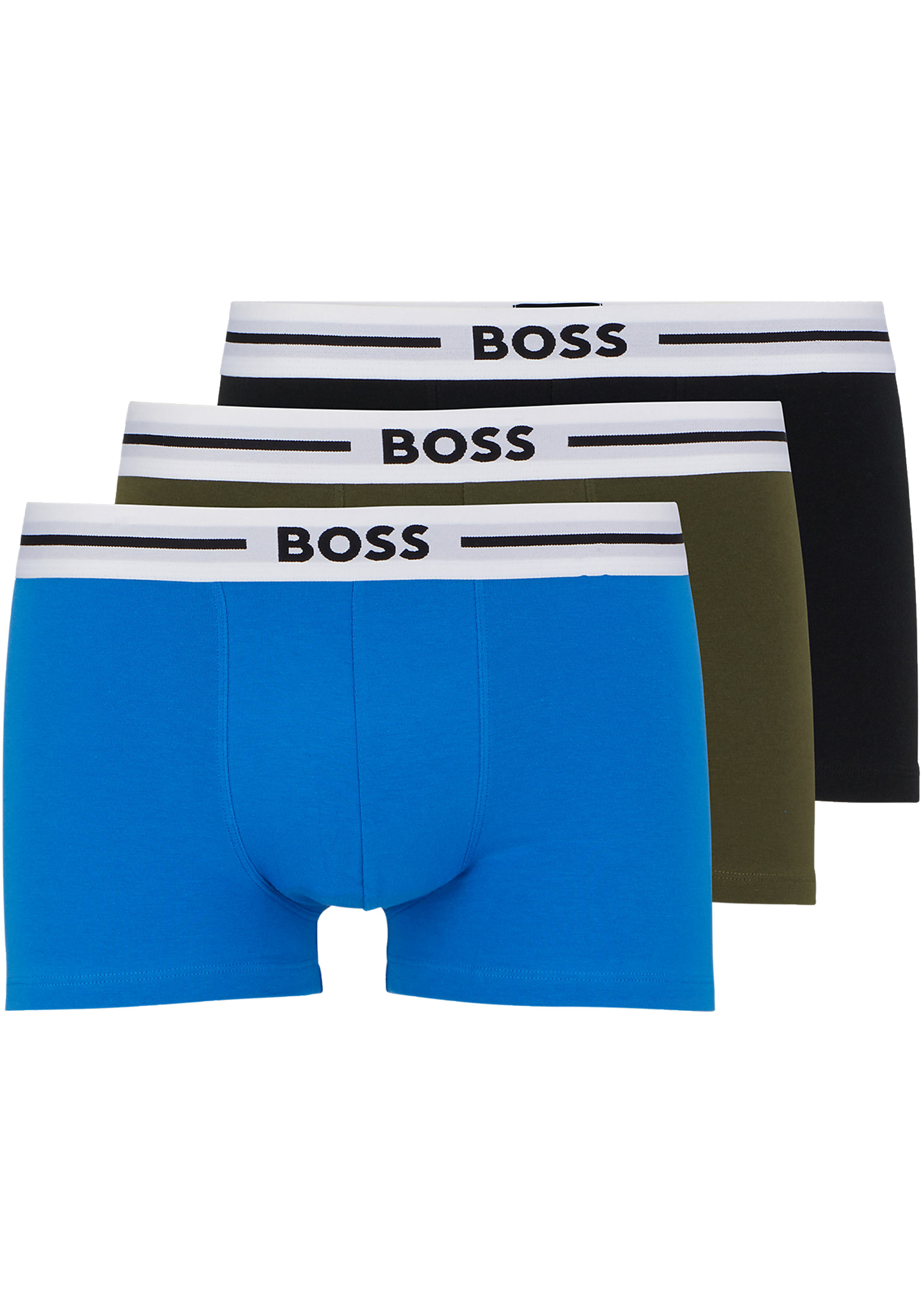 HUGO BOSS Bold trunks (3-pack), heren boxers kort, multicolor