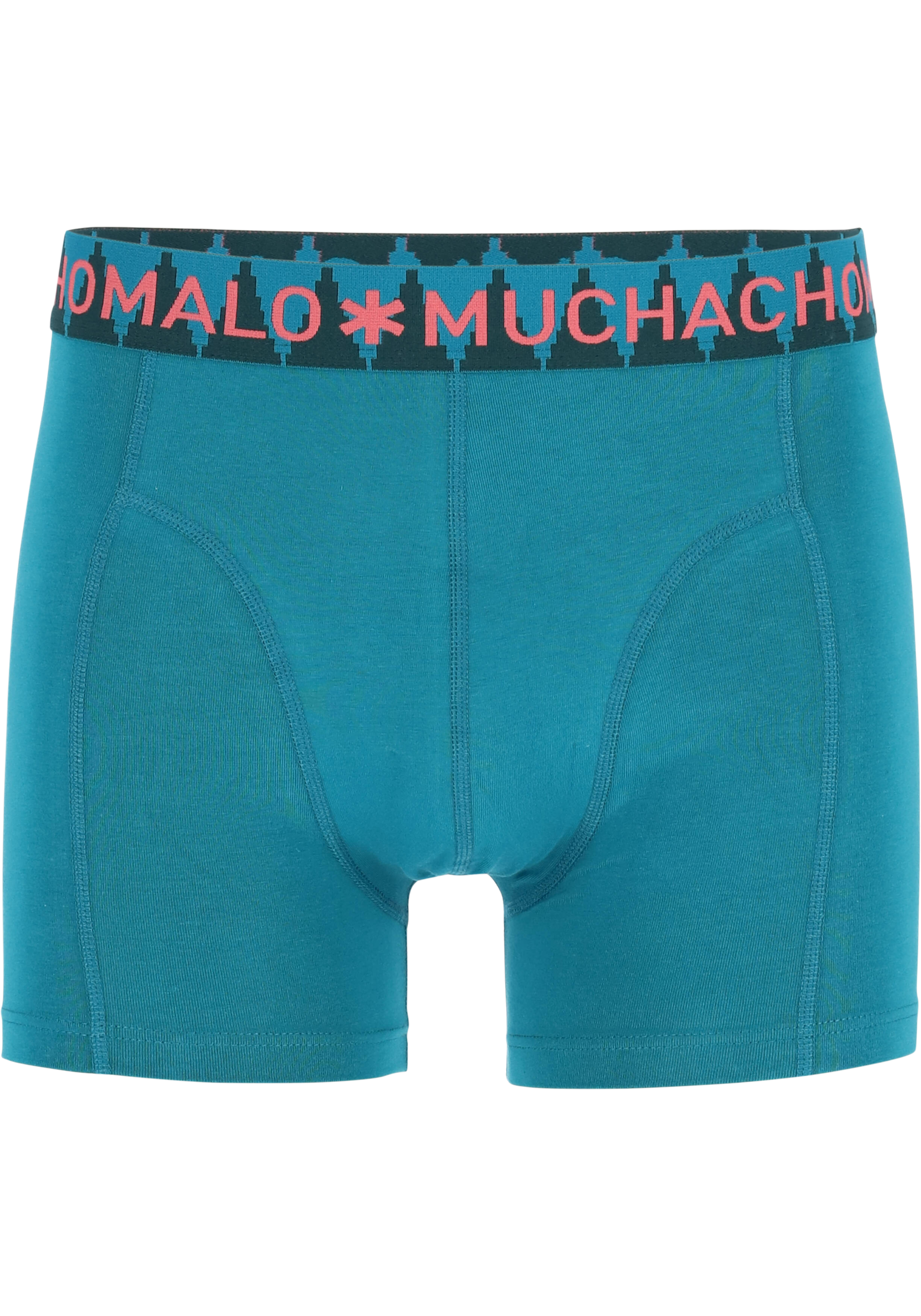 Muchachomalo heren boxershorts (3-pack), heren boxers normale lengte Solid, groen, rood, grijs