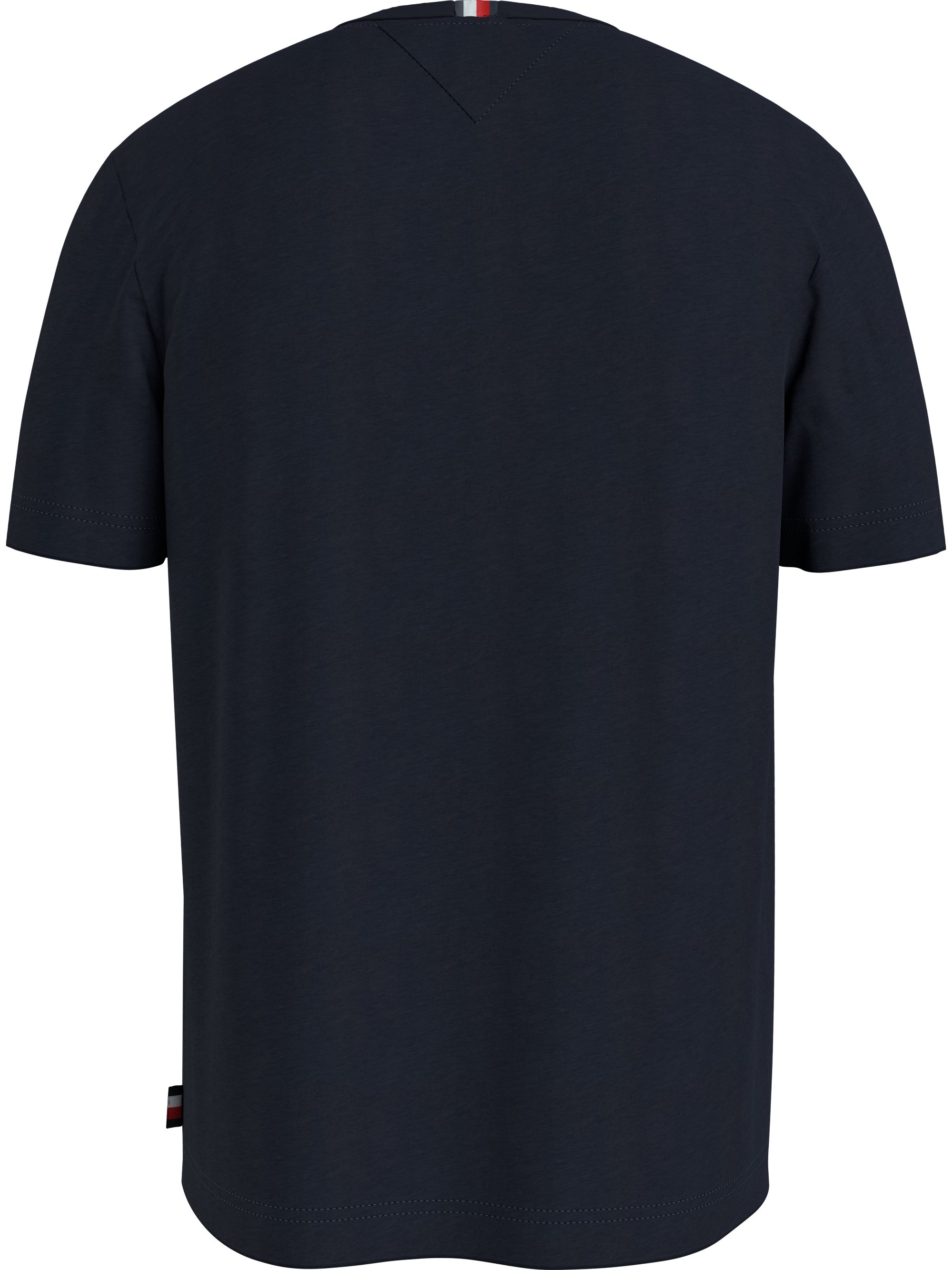 Tommy Hilfiger Hilfiger Track Graphic Tee, heren T-shirt korte mouw O-hals, donkerblauw