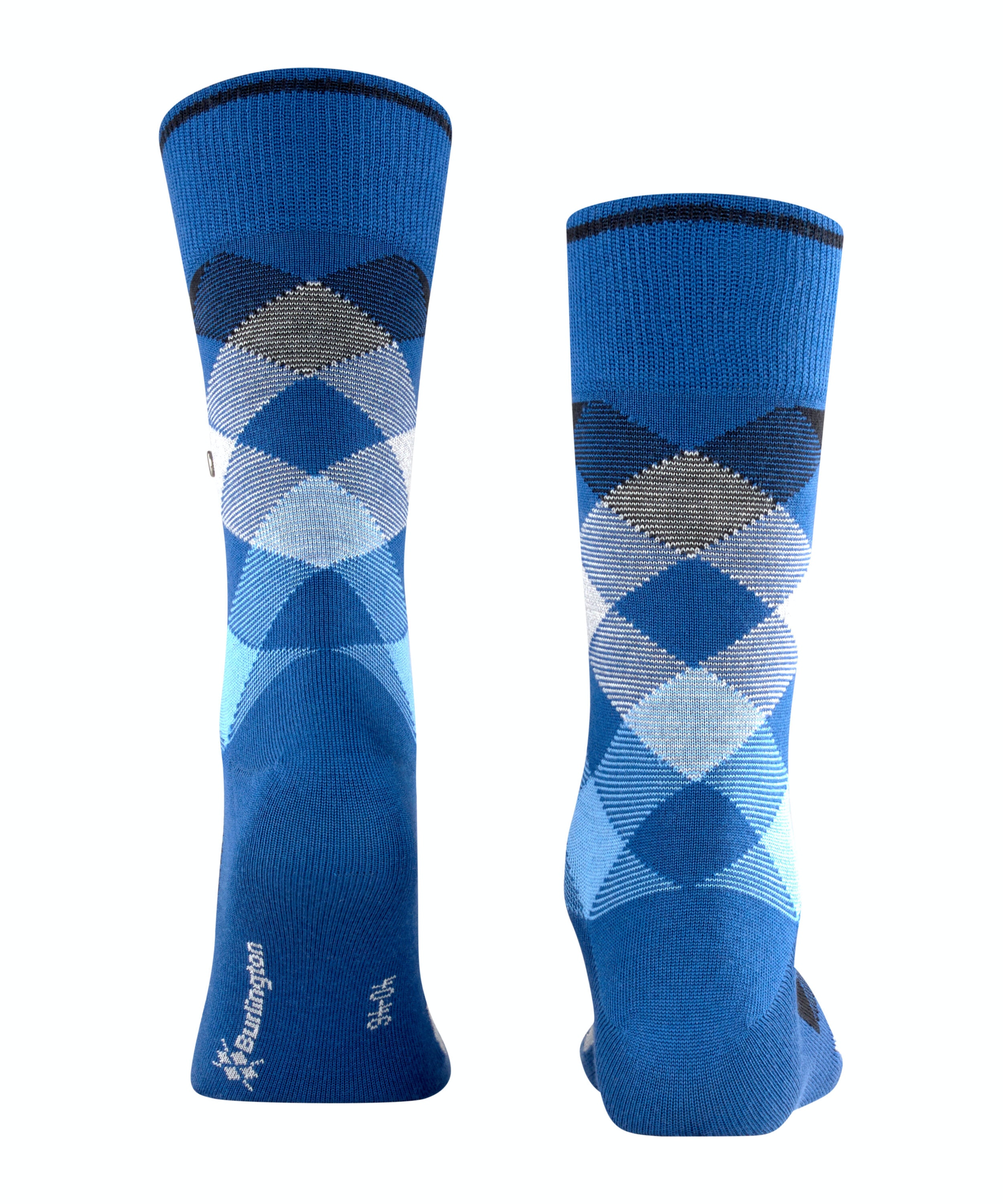Burlington Newcastle herensokken, blauw (royal blue)