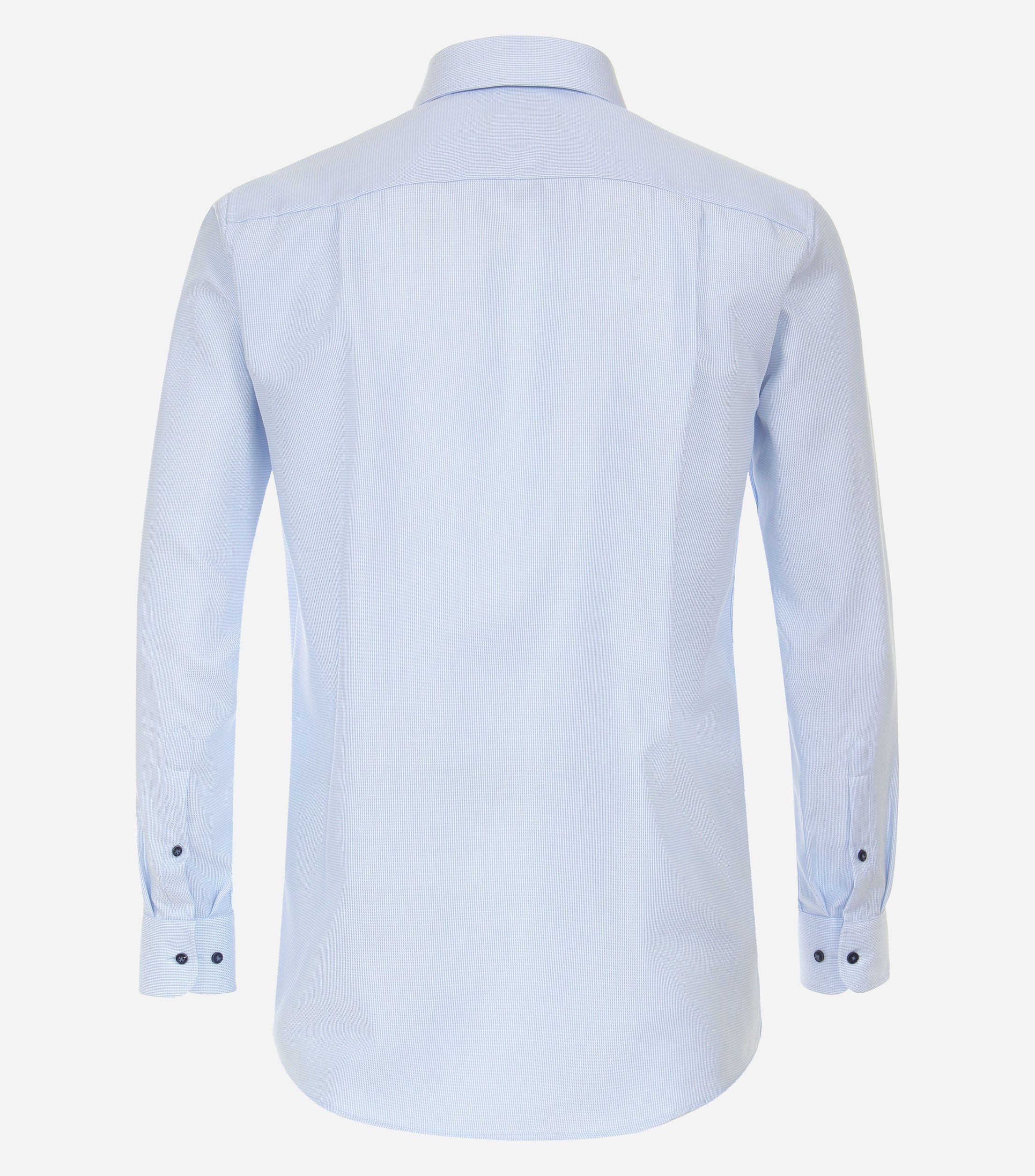 CASA MODA comfort fit overhemd, structuur, blauw