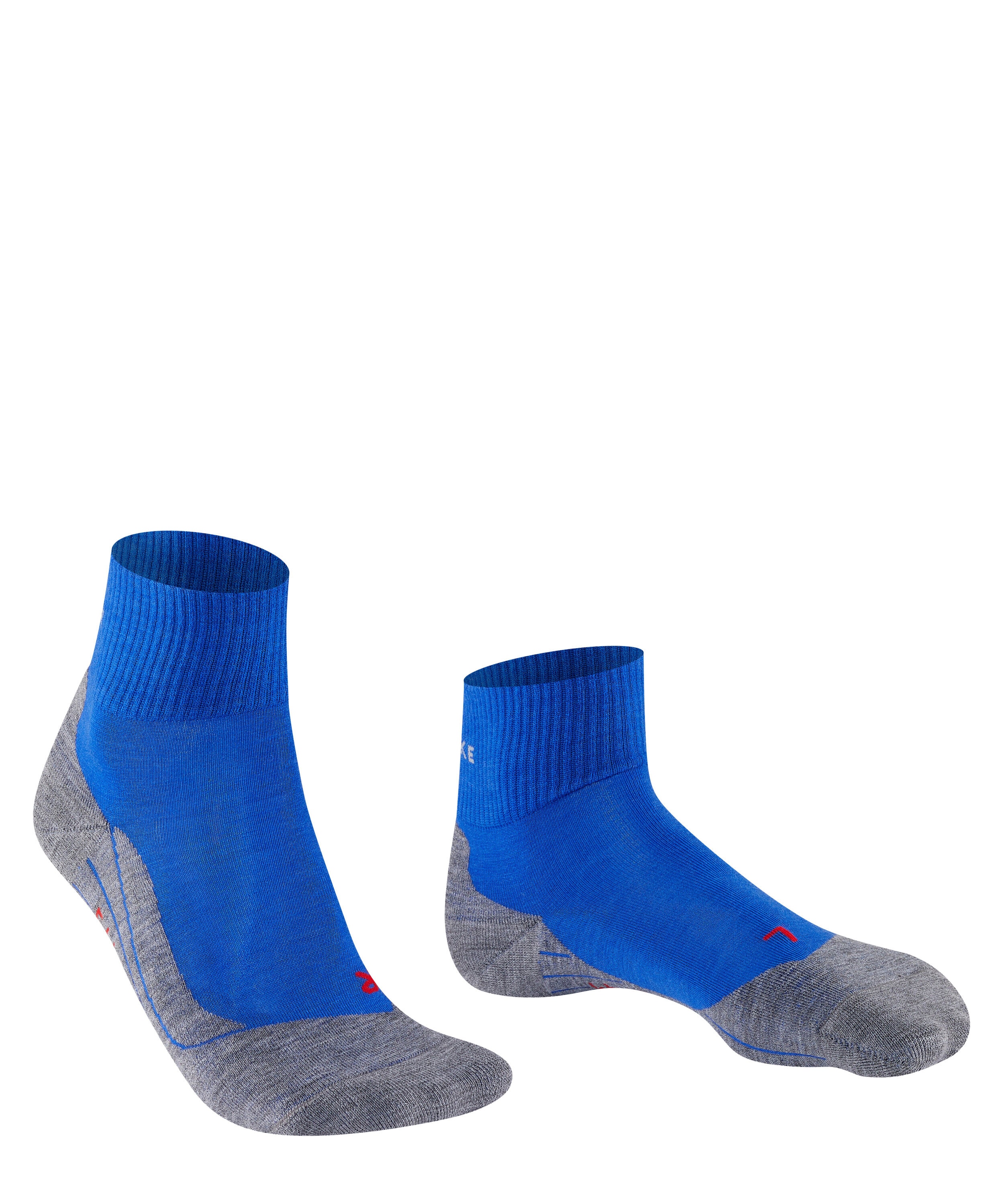 FALKE TK5 Wander Short heren trekking sokken kort, blauw (yve)