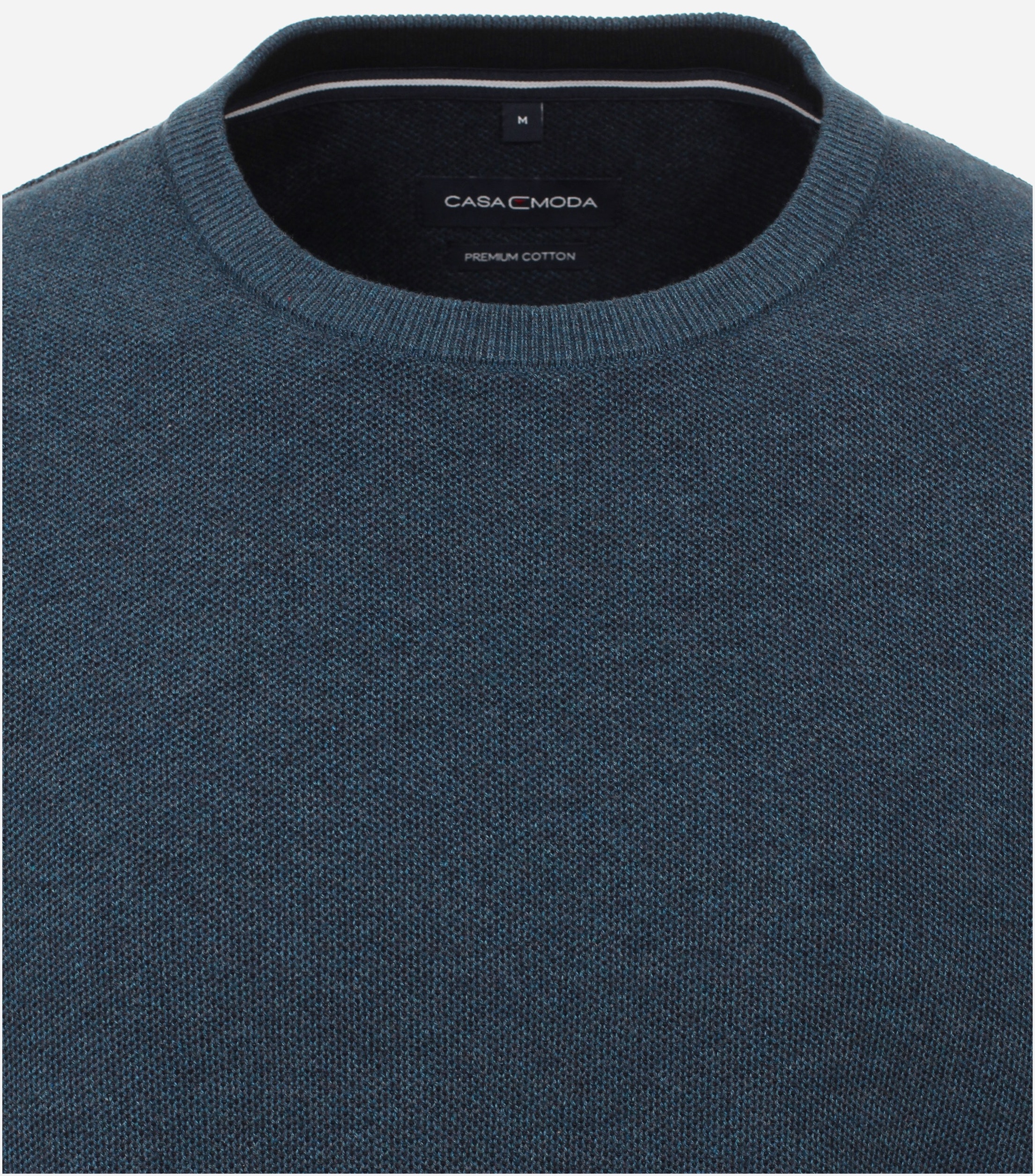 CASA MODA comfort fit trui, middenblauw melange