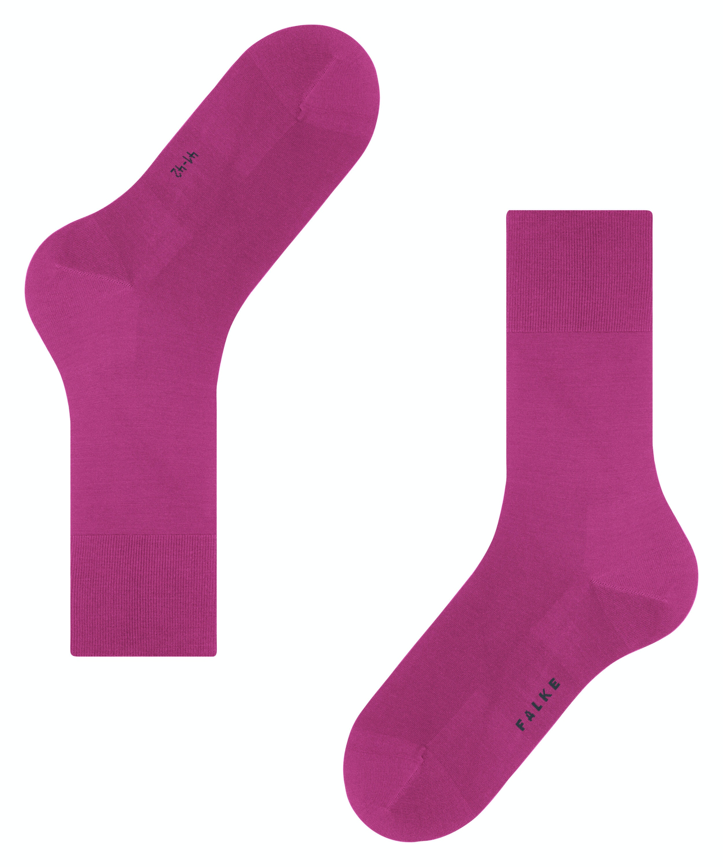 FALKE ClimaWool herensokken, roze (berry)