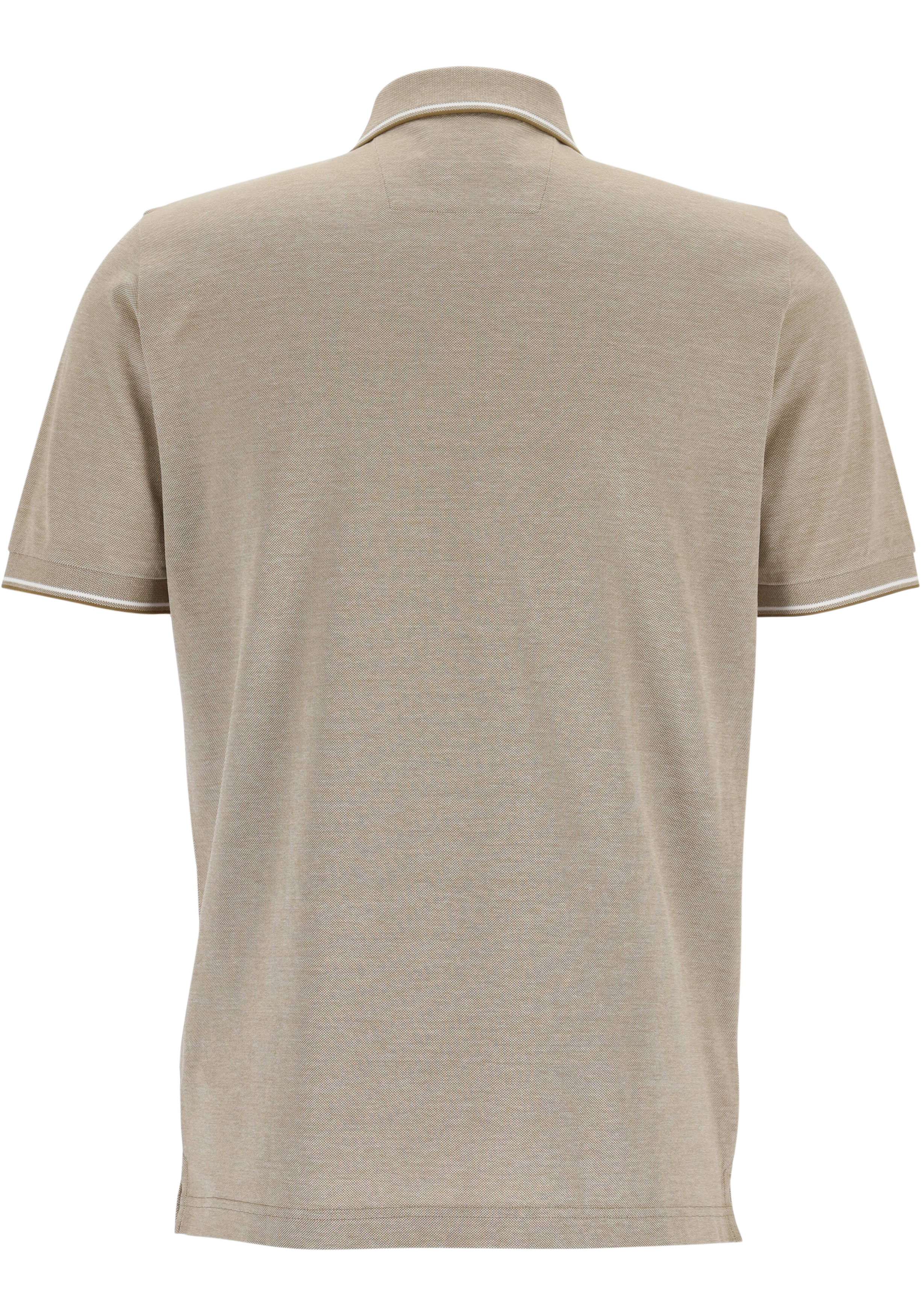 OLYMP Polo Casual, modern fit polo, olijfgroen melange