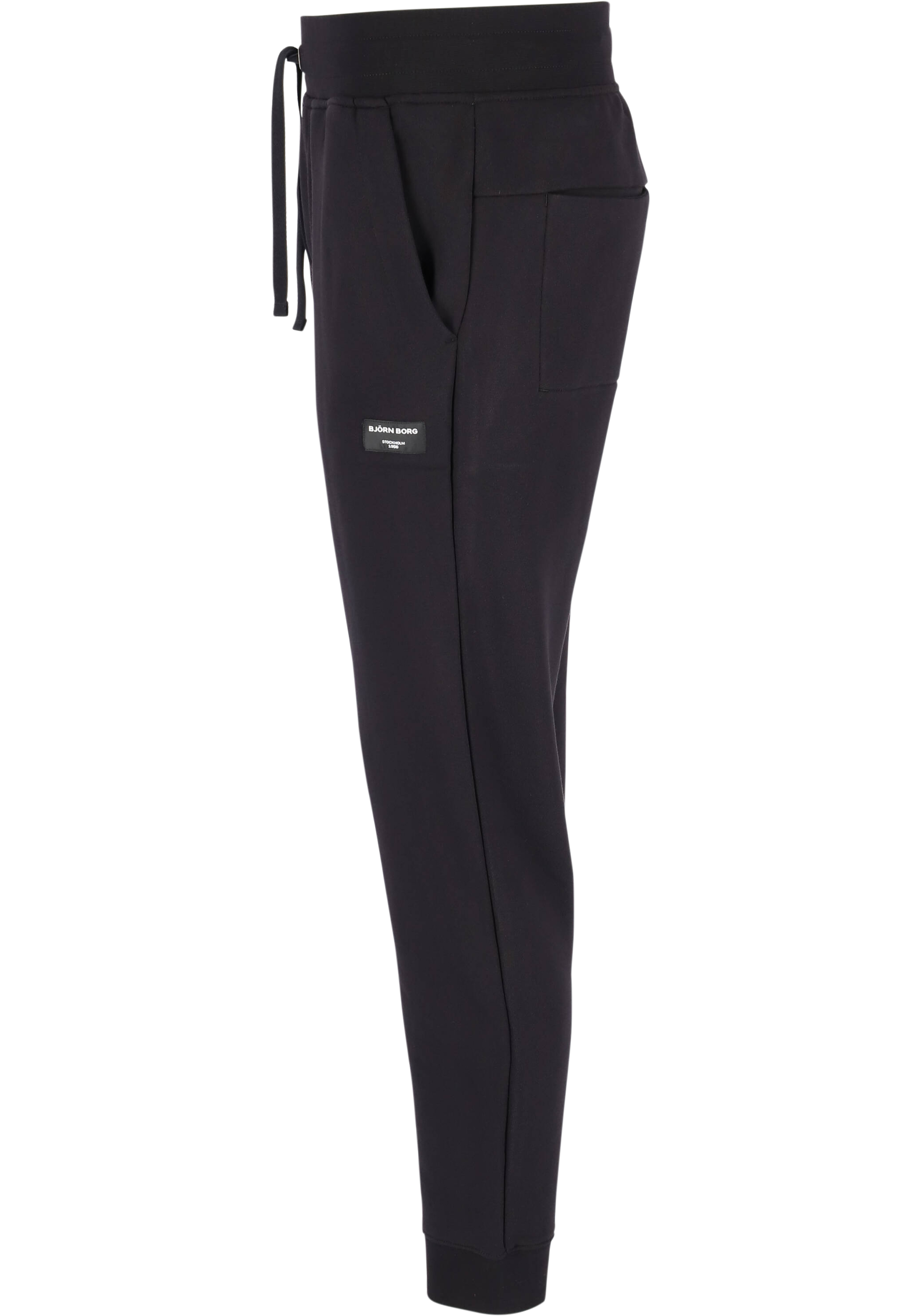 Bjorn Borg tapered pant, heren joggingbroek dik, zwart