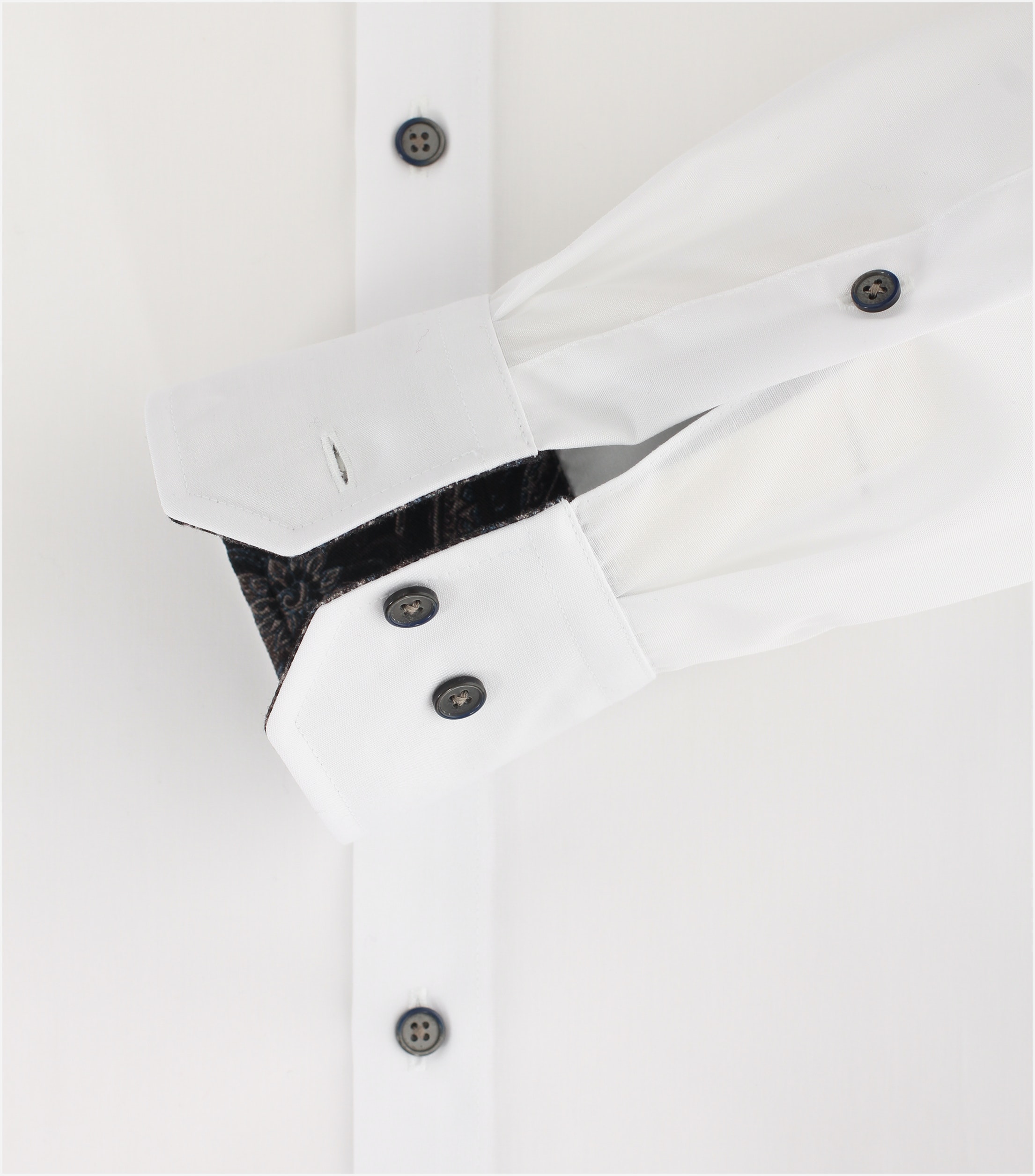 VENTI modern fit overhemd, popeline, wit