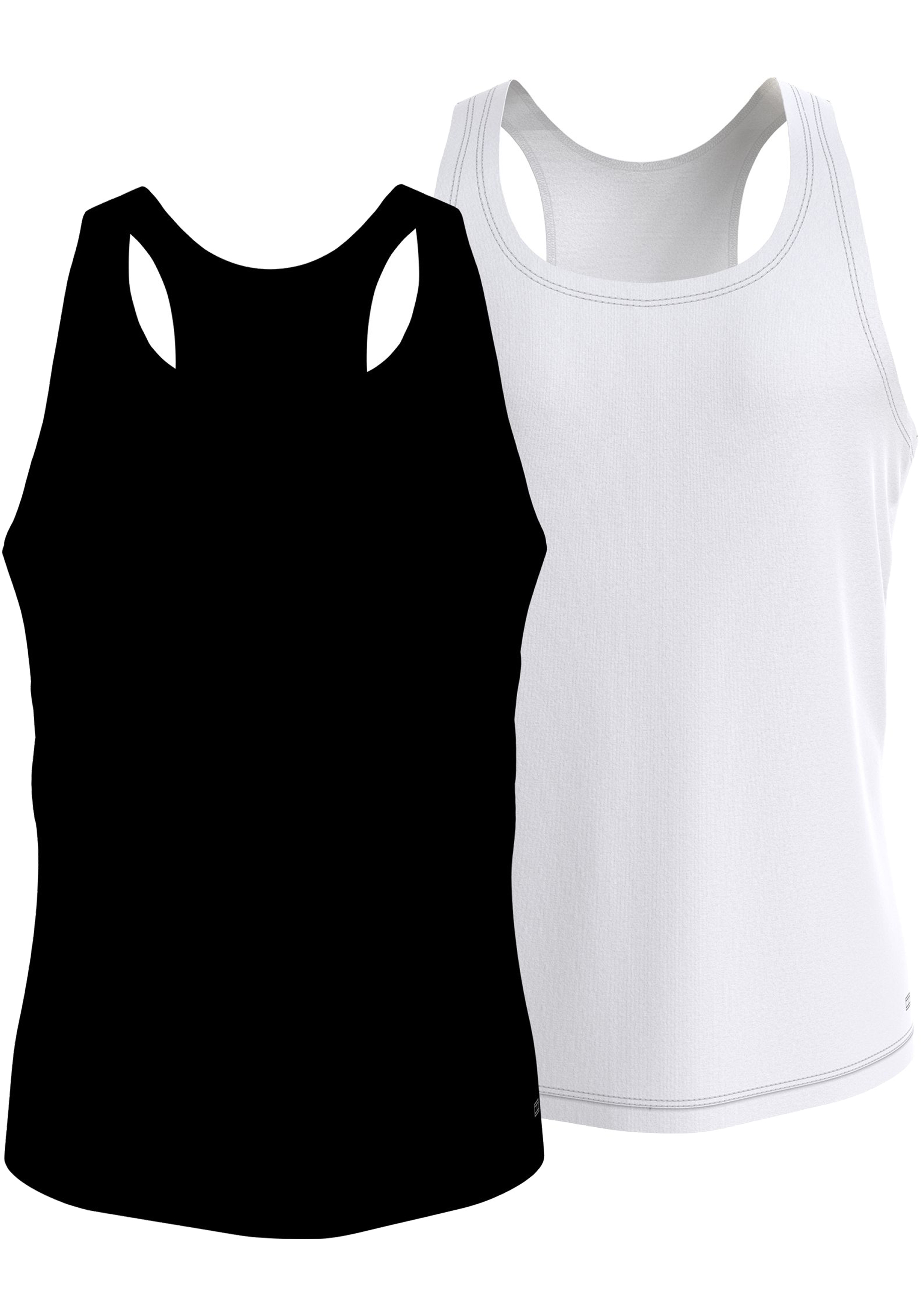 Tommy Hilfiger tanktop (2-pack), heren singlet, zwart, wit